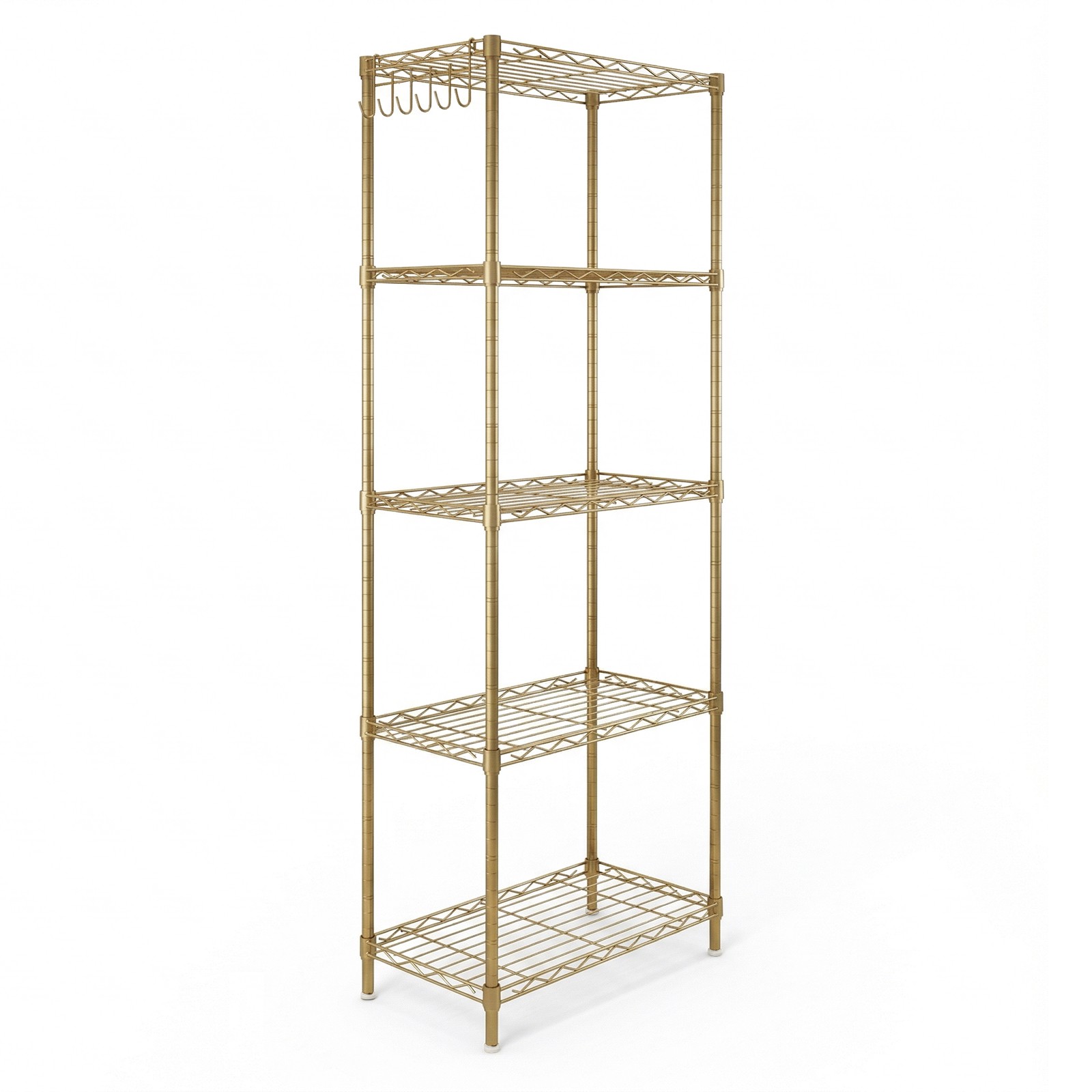 54x29x150cm 5-Layer Iron Adjustable Deformable Display Retail Rack High Gloss