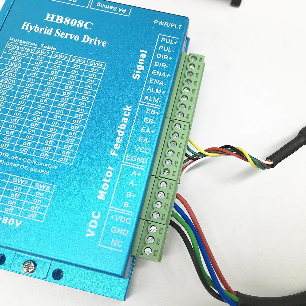 Nema23 Nema34 Closed-loop Stepper Motor 1.2Nm~12Nm Hybrid Servo Driver Kit CNC