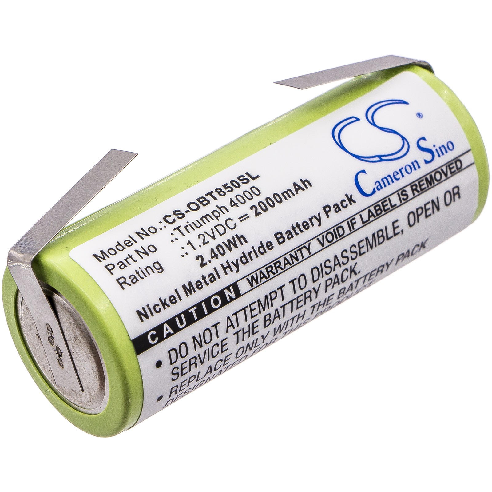 Battery for Oral-B Triumph 4000 P/N: 3745,3761,3762 2000mAh 2.4Wh