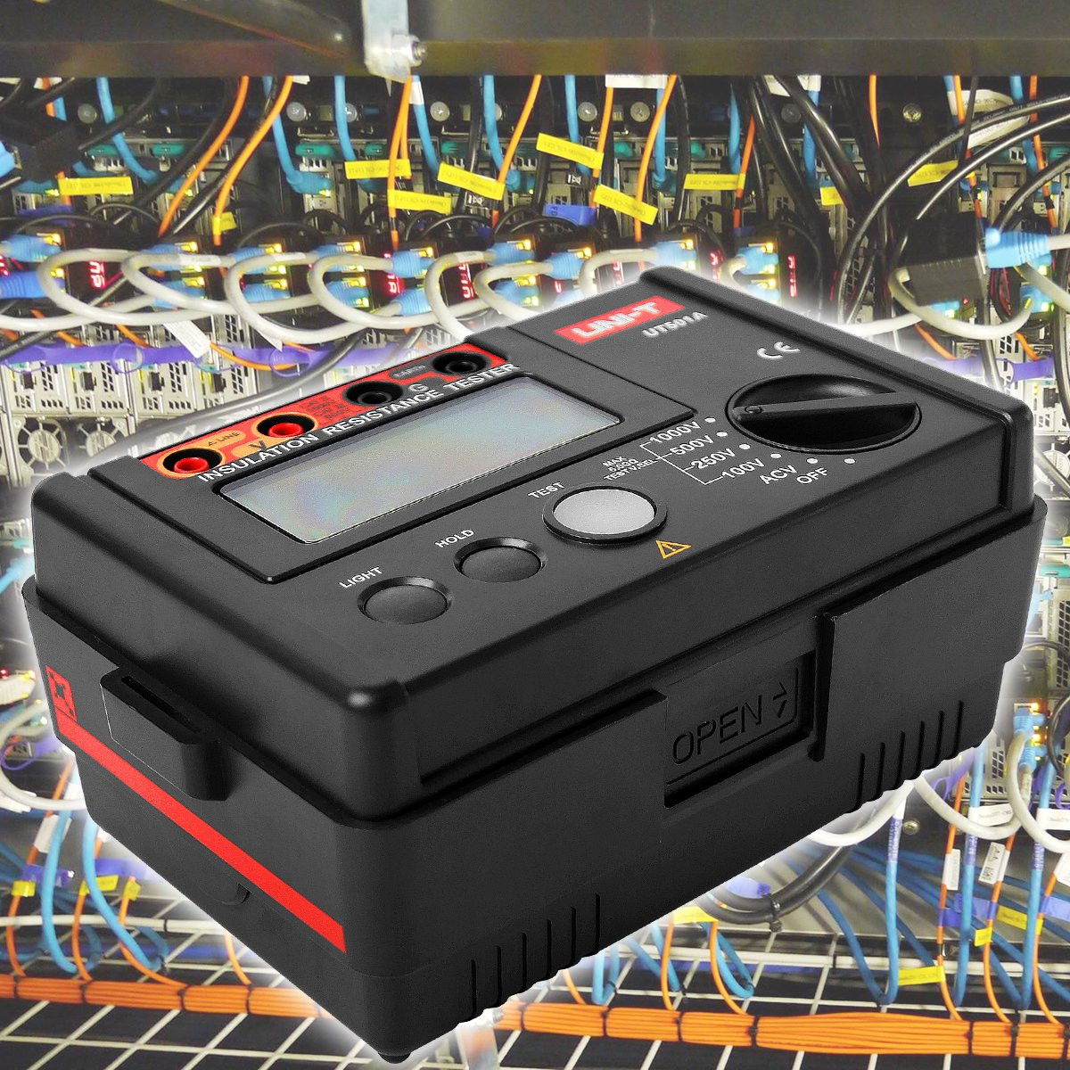 UT501A 1000V Megohmmeter Insulation Tester with 2000 Counts LCD Display