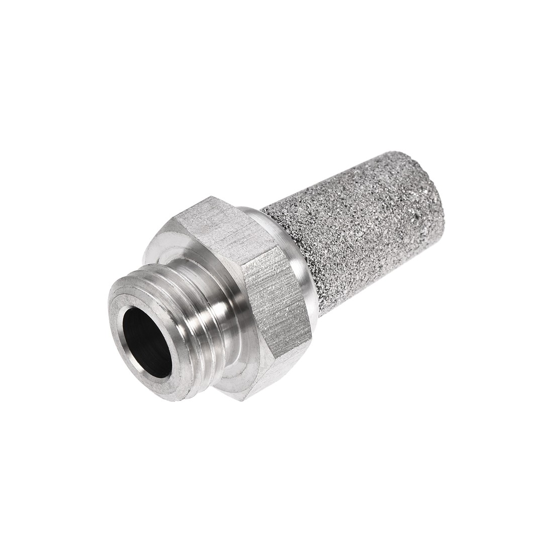 Exhaust Muffler NPT 1/4 Sintered 316 Stainless Steel Pneumatic Air Muffler