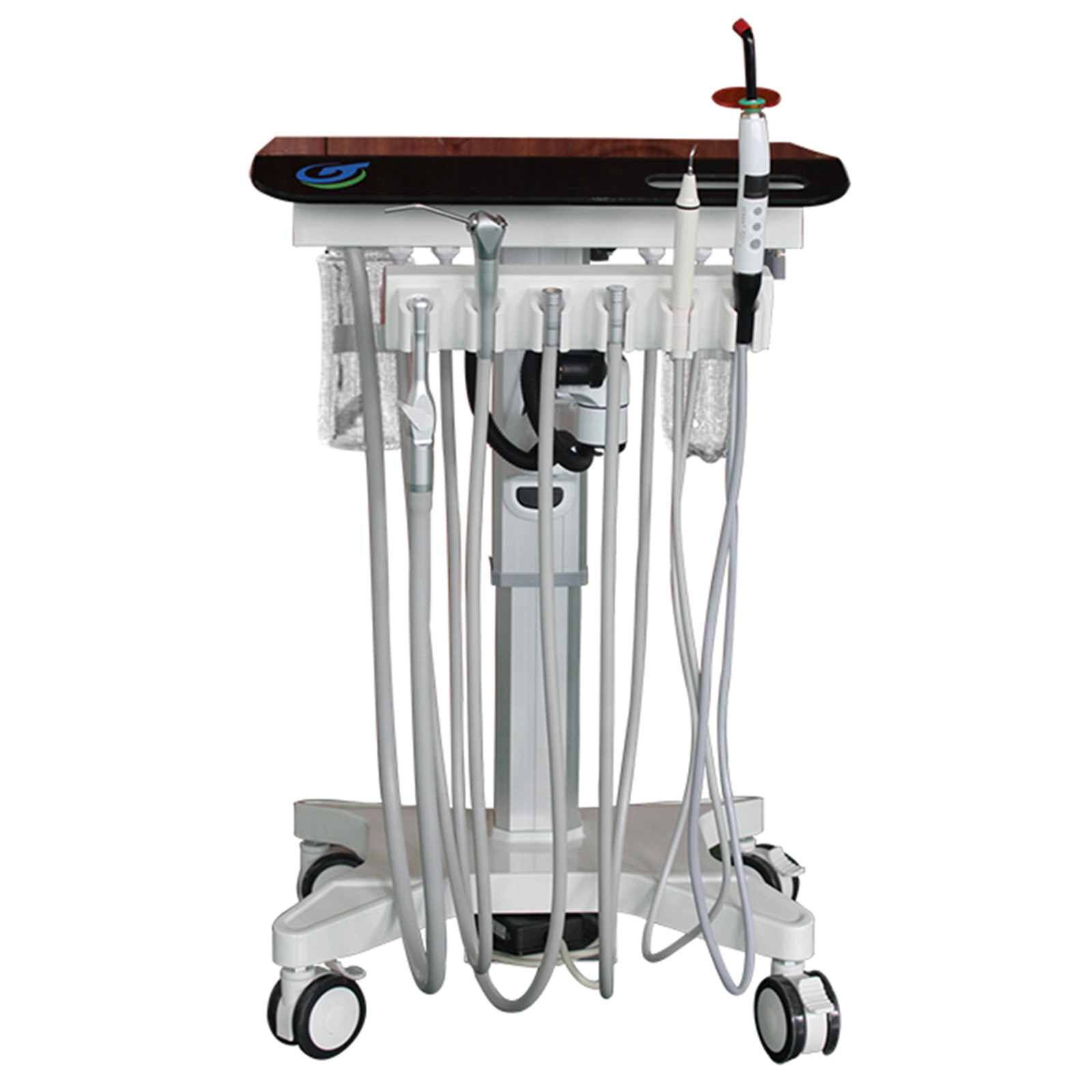 Mobile Dental Treatment Unit Delivery Cart GU-P302S with Portable Air Compressor