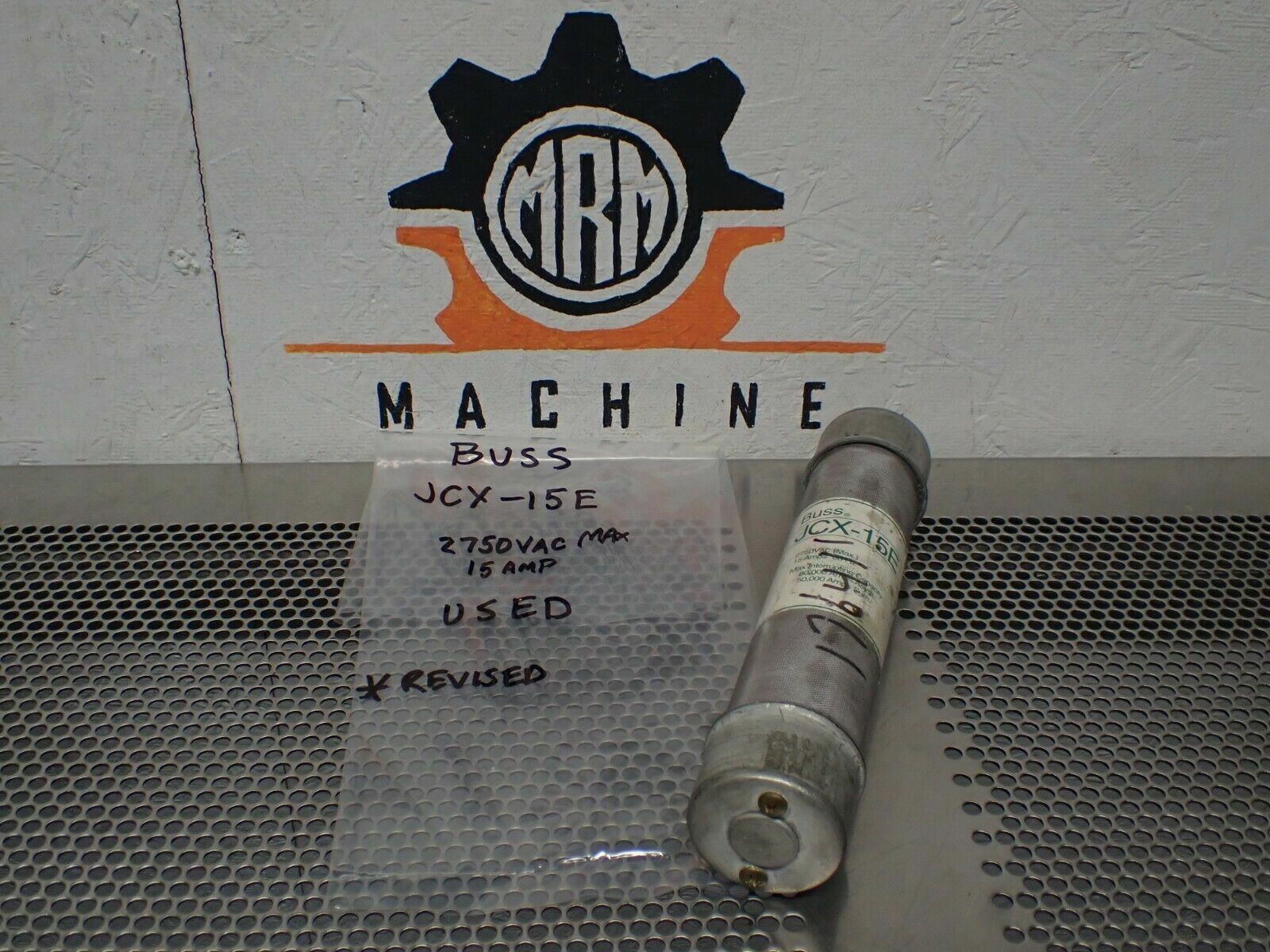 Buss JCX-15E Fuse 2750VAC (Max) 15A 60Hz Used With Warranty See All Pictures