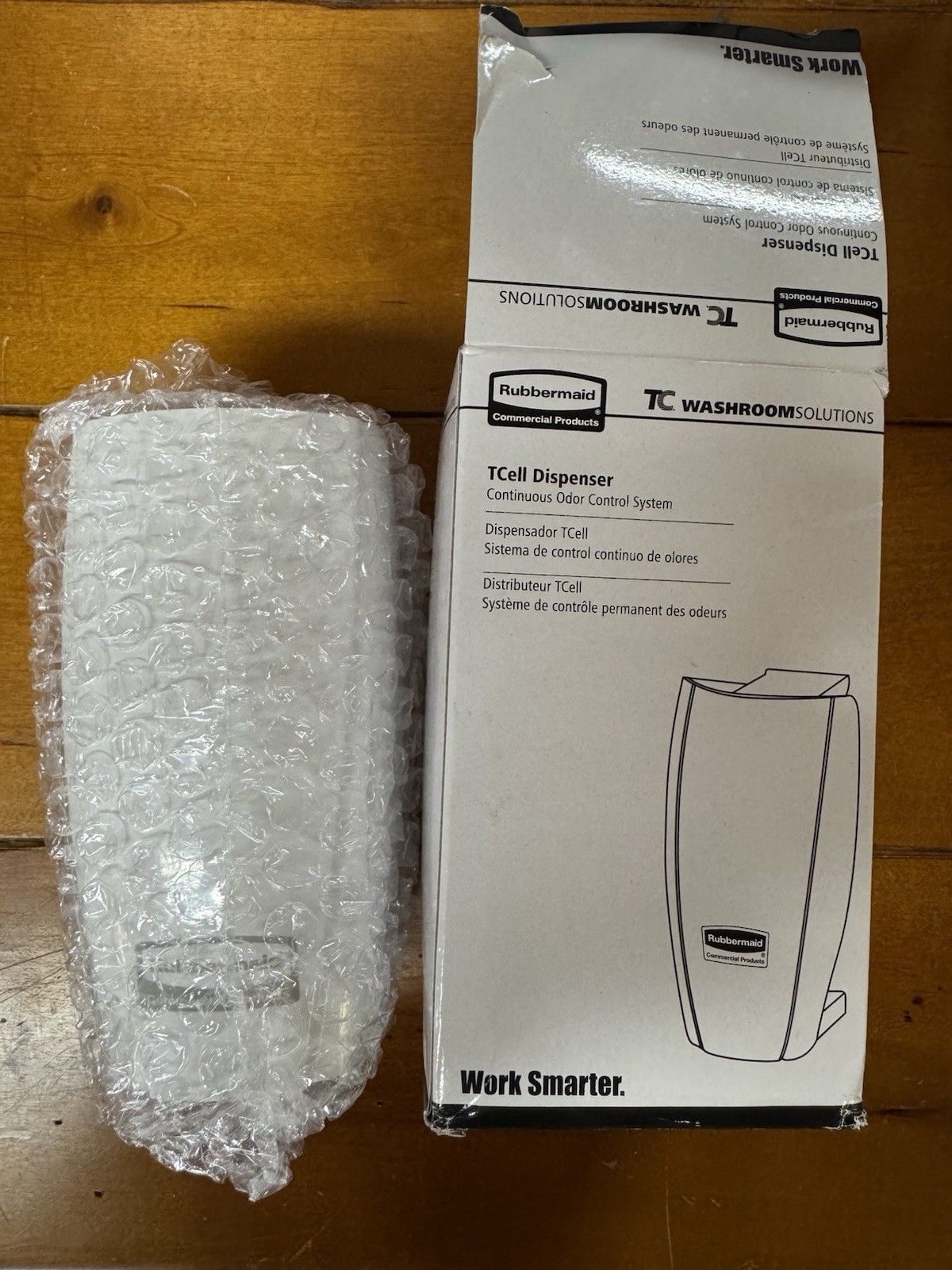 Rubbermaid Commercial 1793547 TC TCell Odor Control Dispenser – White New