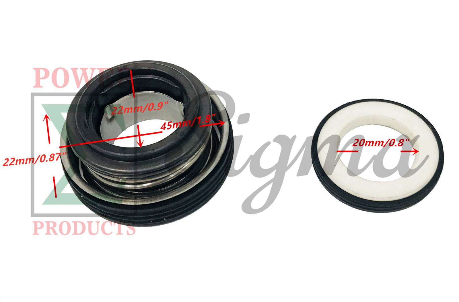 Mechanical Shaft Seal For BILT HARD 3″ inch Full Trash Pump 6.5HP Gas Water Pump