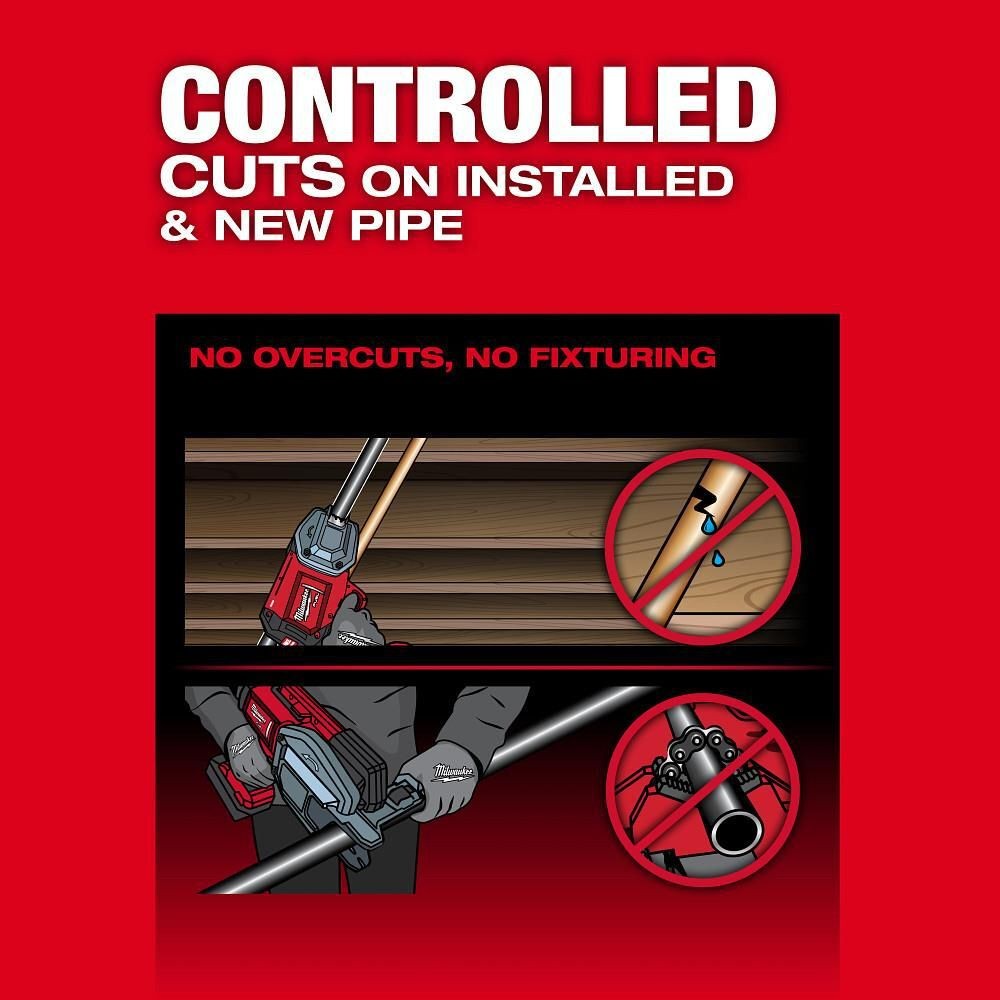 Milwaukee M18 Fuel 1/2 Inch – 1 Inch Steel Pipe Cutter (Bare Tool)