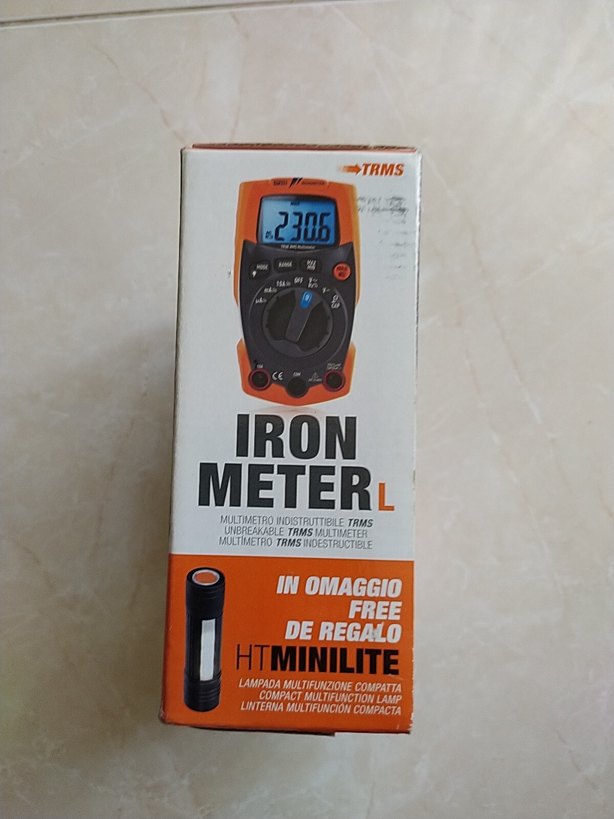 Ht-Instruments Extremely Rugged TRMS Digital Multimeter Up to 600V AC/DC