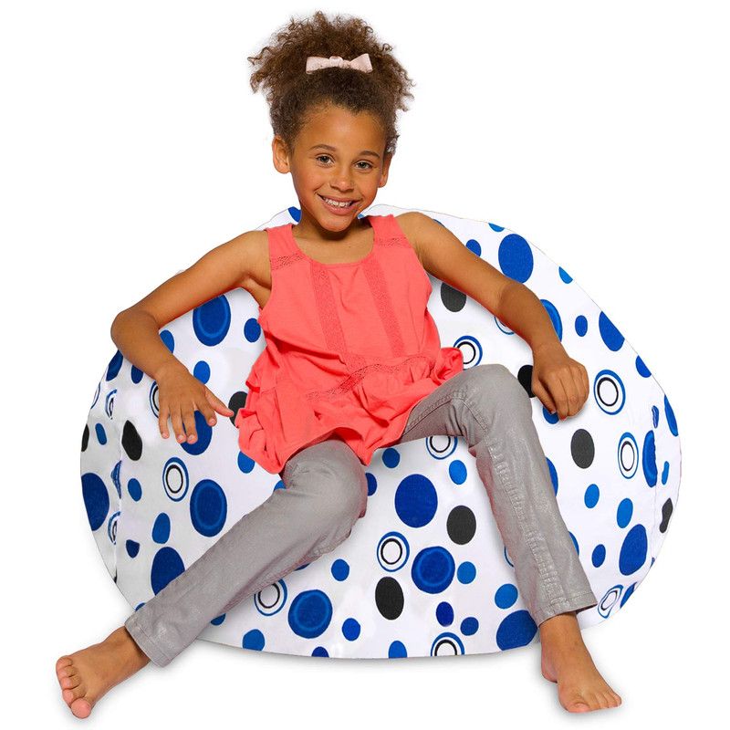 Posh Creations Bean Bag Chair For Kids Teens And Adults Includes Removable And