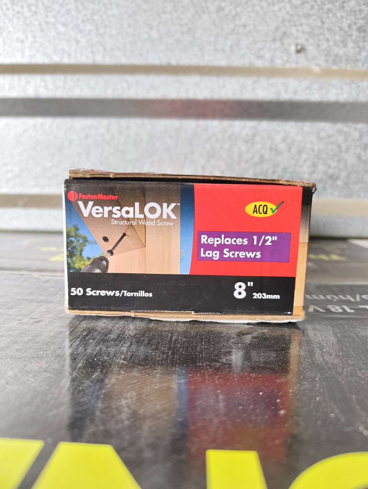 FastenMaster VersaLOK 0.220 in. x 8 in. Torx Flat Head Wood Screw (50-Pack)