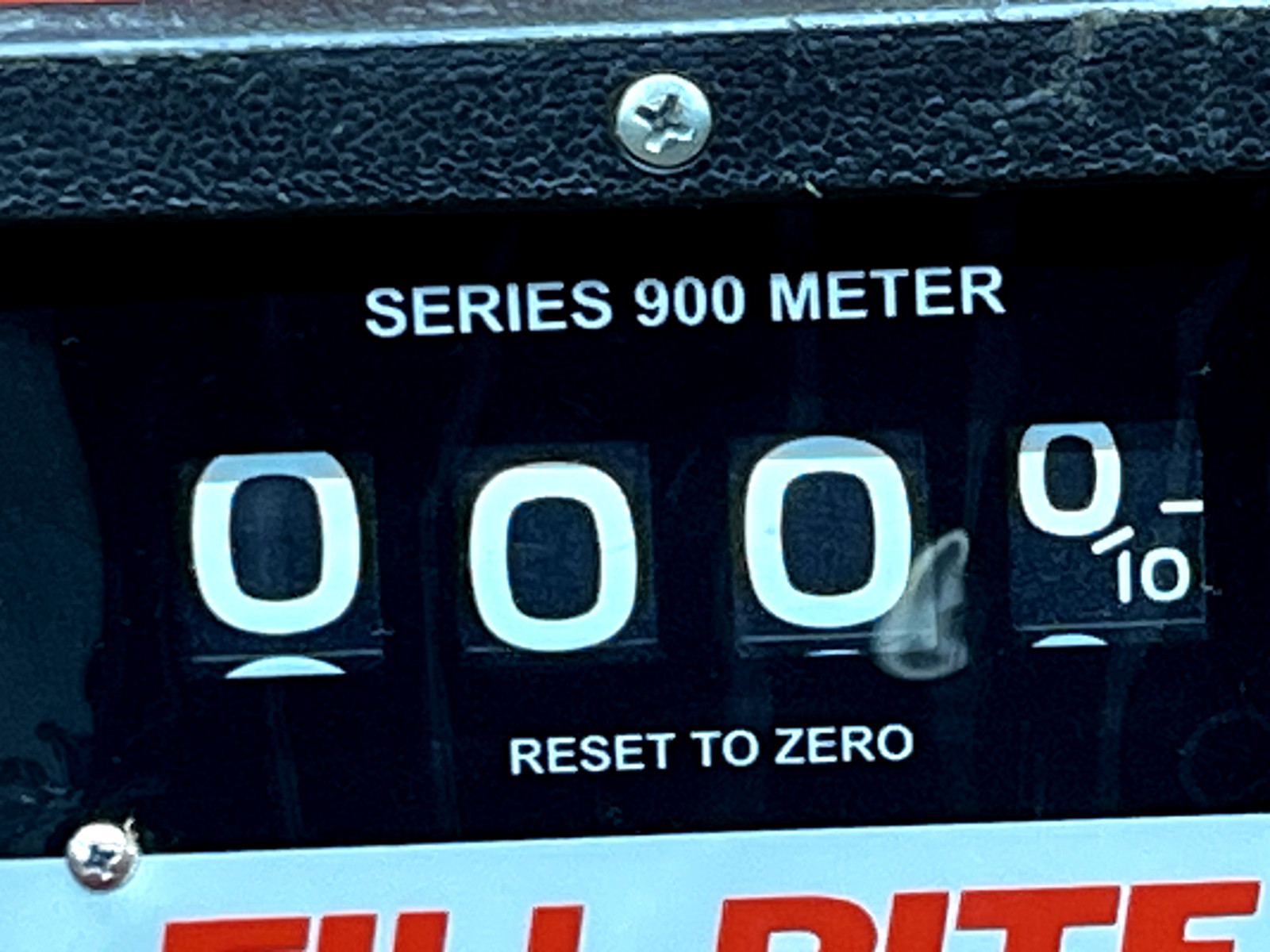 Tuthill Fill-Rite Series 900 4-Digit Mechanical Fuel Transfer Meter 50PSI Max