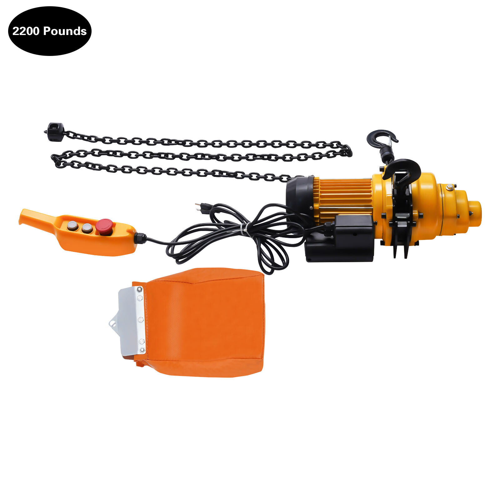 1 Ton Electric Chain Hoist w/ 13FT Double Chain Lifting Single Phrase 110V 20Mn2