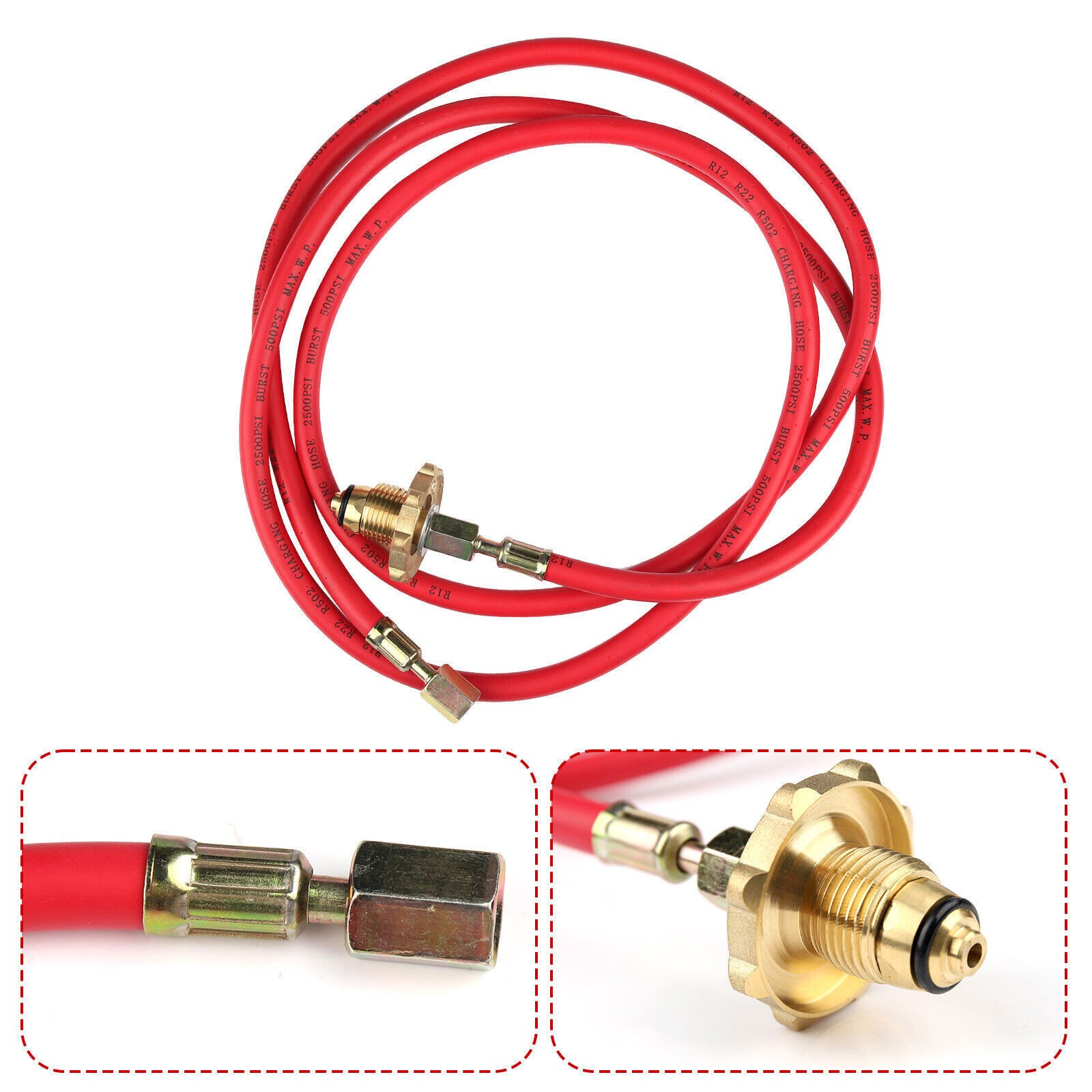 Portable Propane Torch Weed Burner Ice Snow Melter Outdoor Flame Thrower w/ Hose