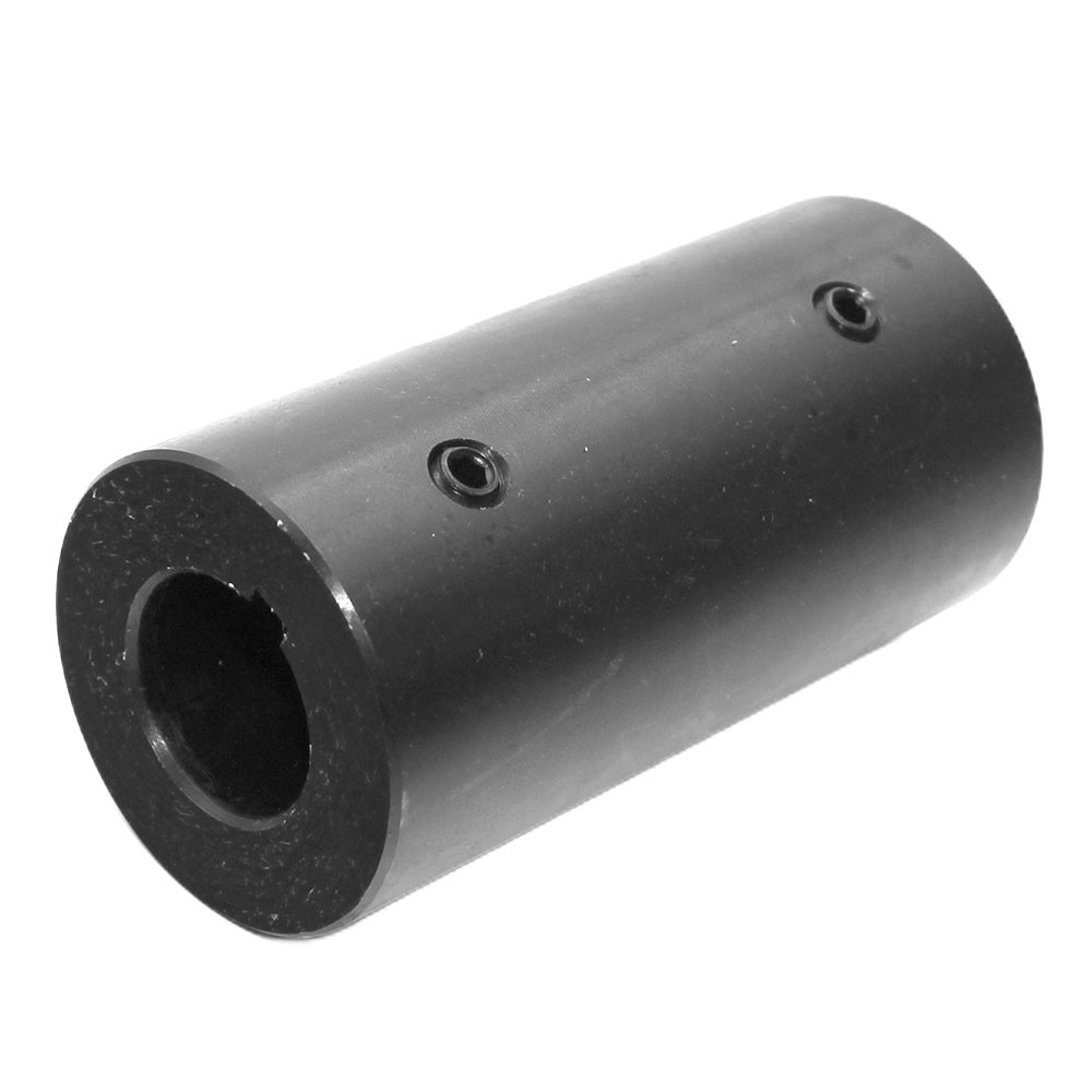 Shaft Coupler 7/8″ Round Bore 3 1/2″ L x 1 3/4″ OD Black Oxide Finish SHFTR-1400
