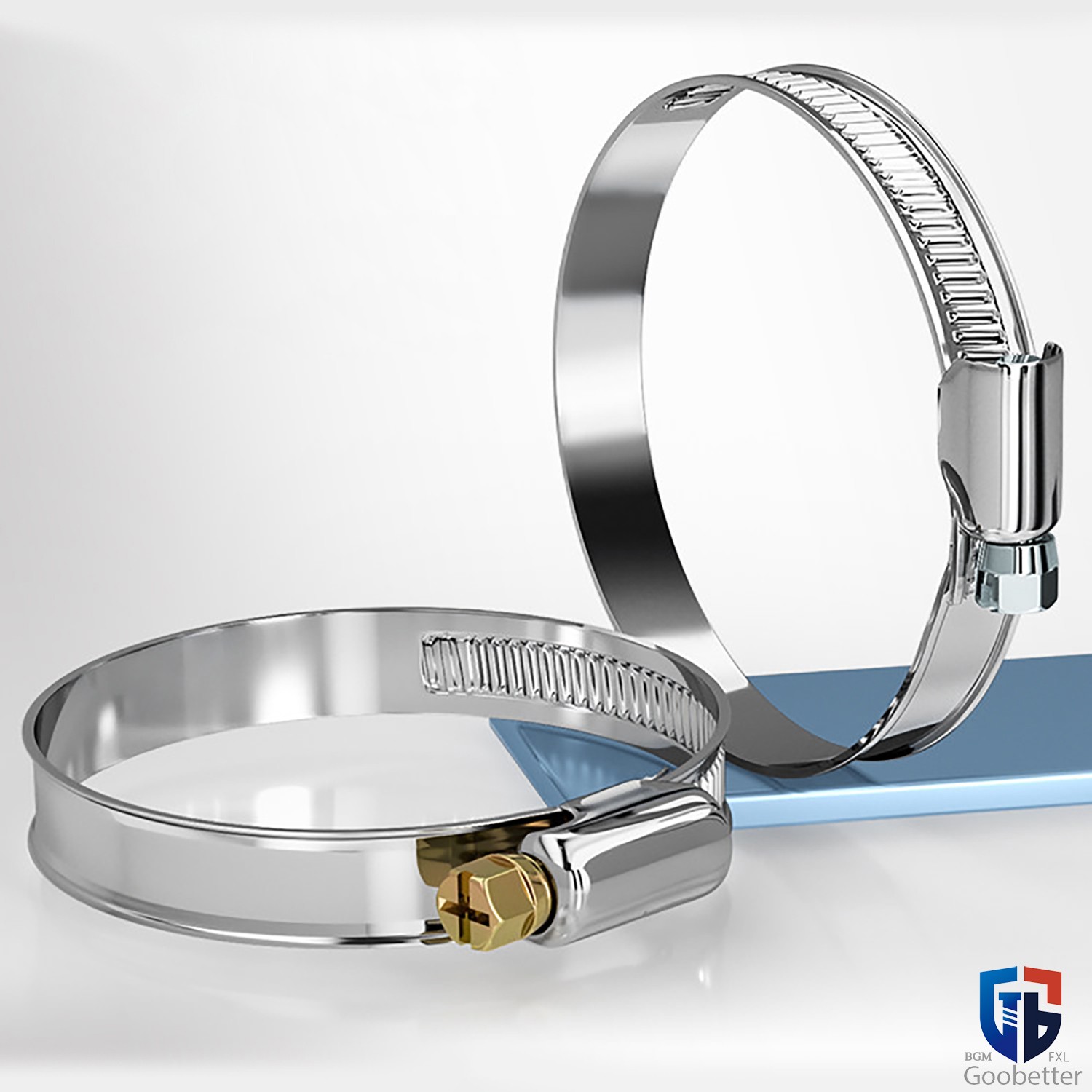 Hose Clips Worm Drive Hose Clamps 201/A2 Stainless Steel Pipe Clip 8mm-150mm