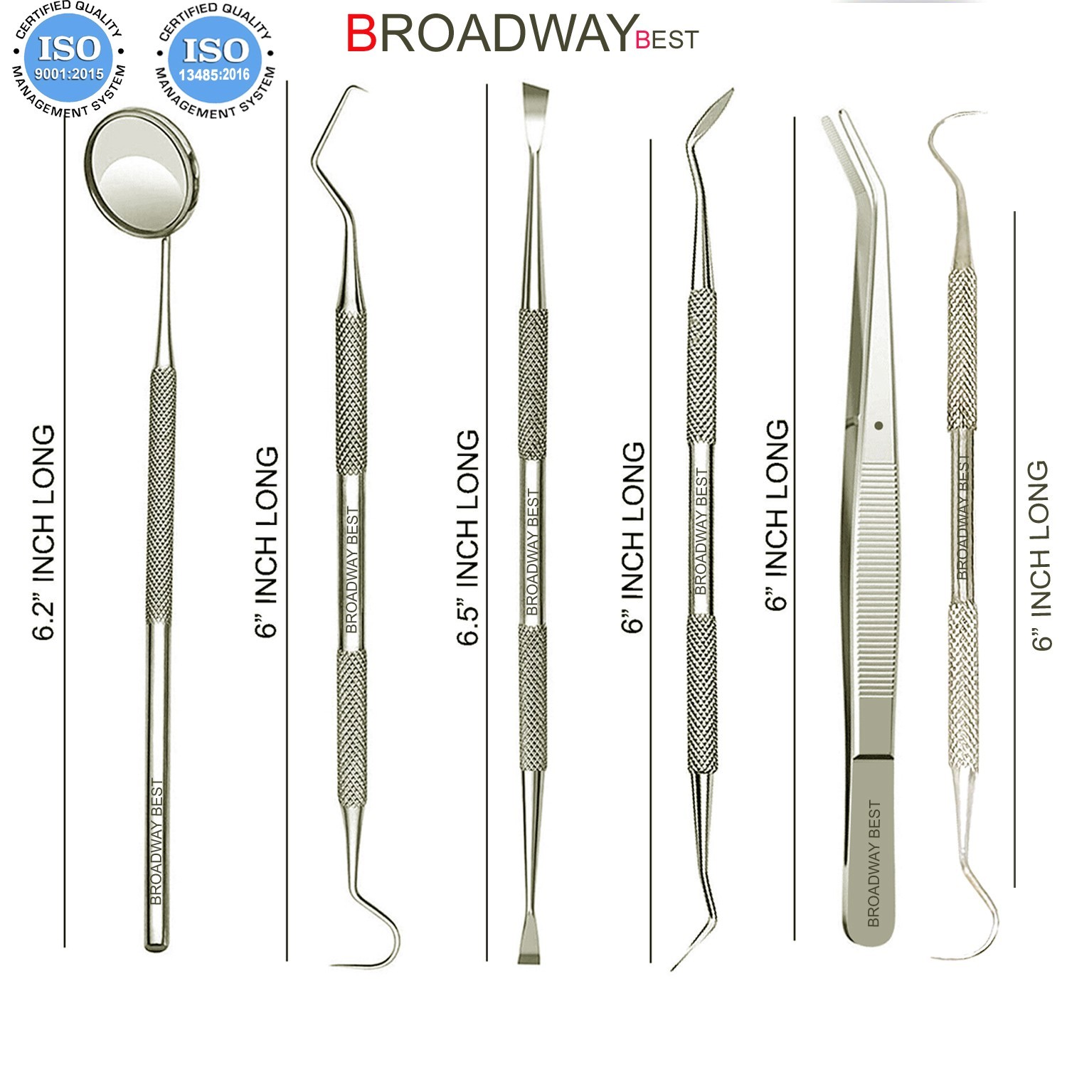 Dental Tools Kit – Professional Stainless Steel Teeth Cleaning Set