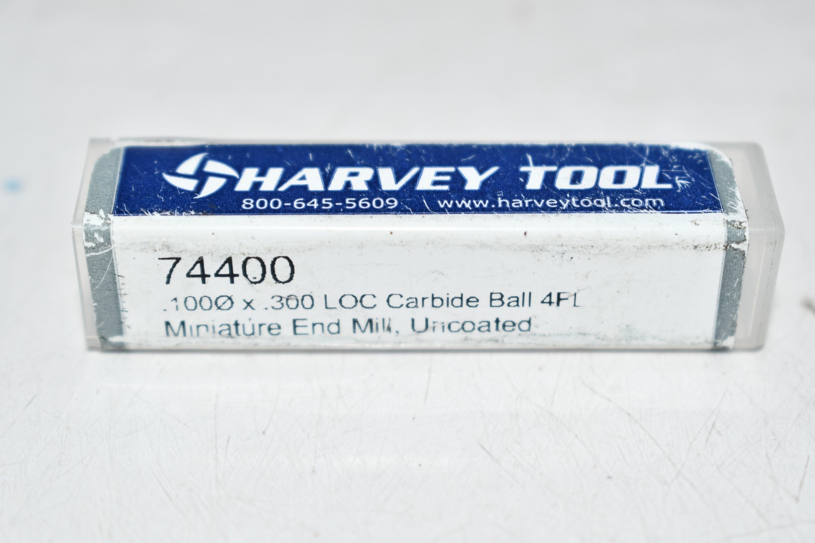 NEW Harvey Tool 74400 Miniature End Mills – Ball 0.1000» dia 0.3000» LOC 1-1/2