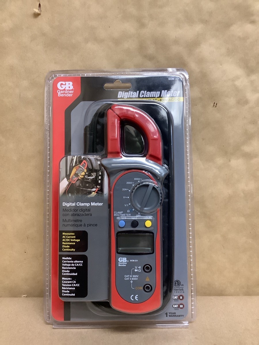GB GARDNER BENDER GCM-221 6 FUNCTIONS 600AMP AC- 600V AC/DC DIGITAL (B42010389)