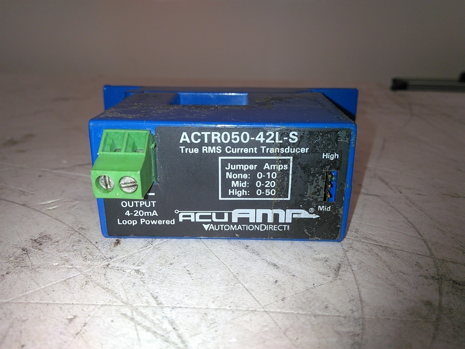 Lot of 6 AcuAmp ACTR050-42L-S True RMS Current Transducer See Description