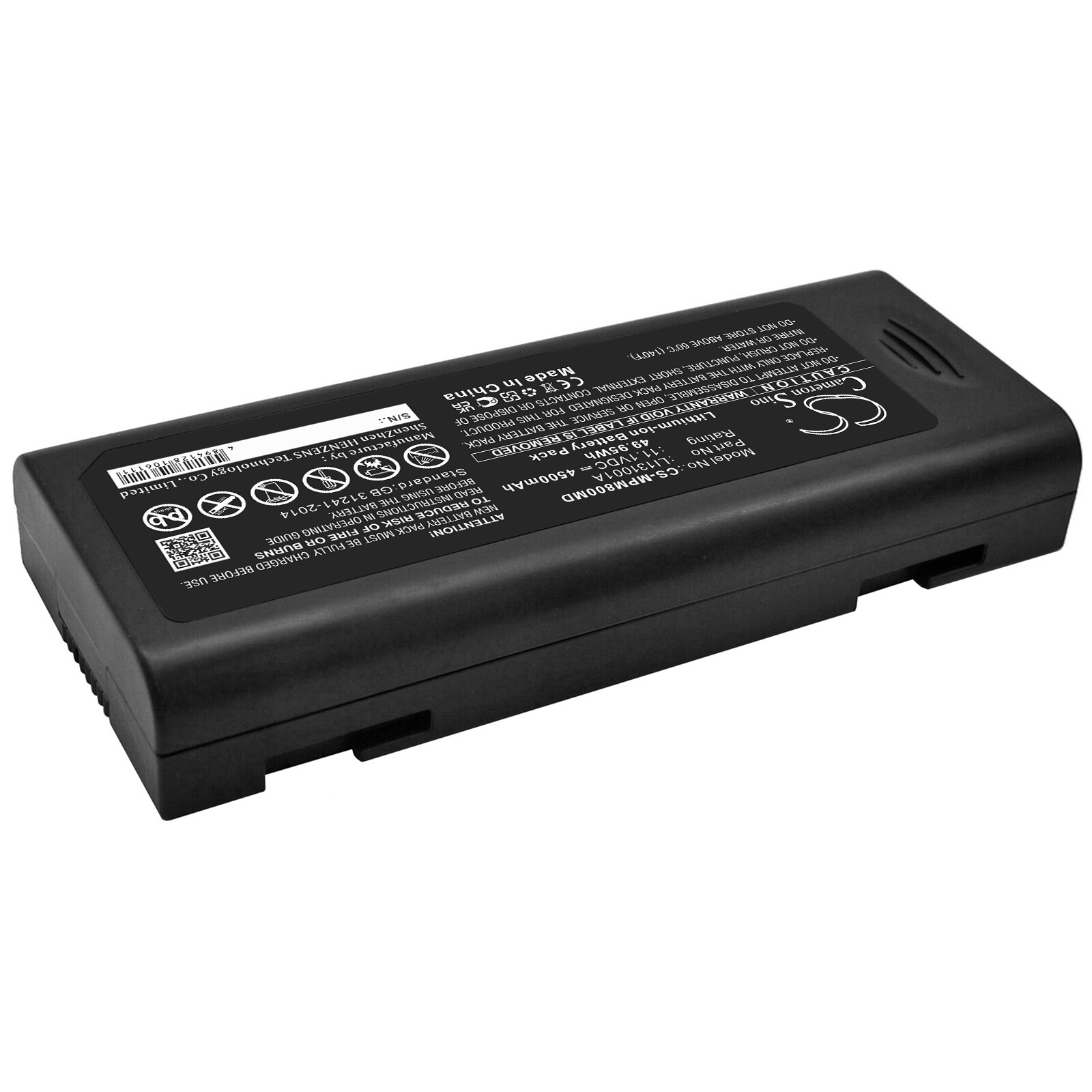 4500mAh Battery for Mindray IMEC10,IPM8,Moniteur VS600,P/N:Li31001A