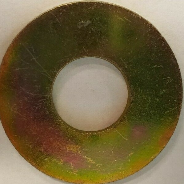 5/8″ USS Flat Washers Thru-Hardened Yellow Zinc
