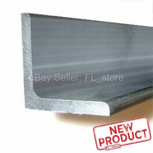 1/4″ Aluminum Angle 1″ x 4 Feet Length Unpolished Alloy 6061 90 Degrees Stock
