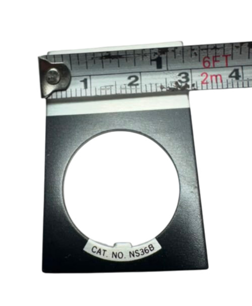 Eaton E22NS48 Black Up-Down Legend Plate 22.5mm Hole, NS36B **Free Shipping**