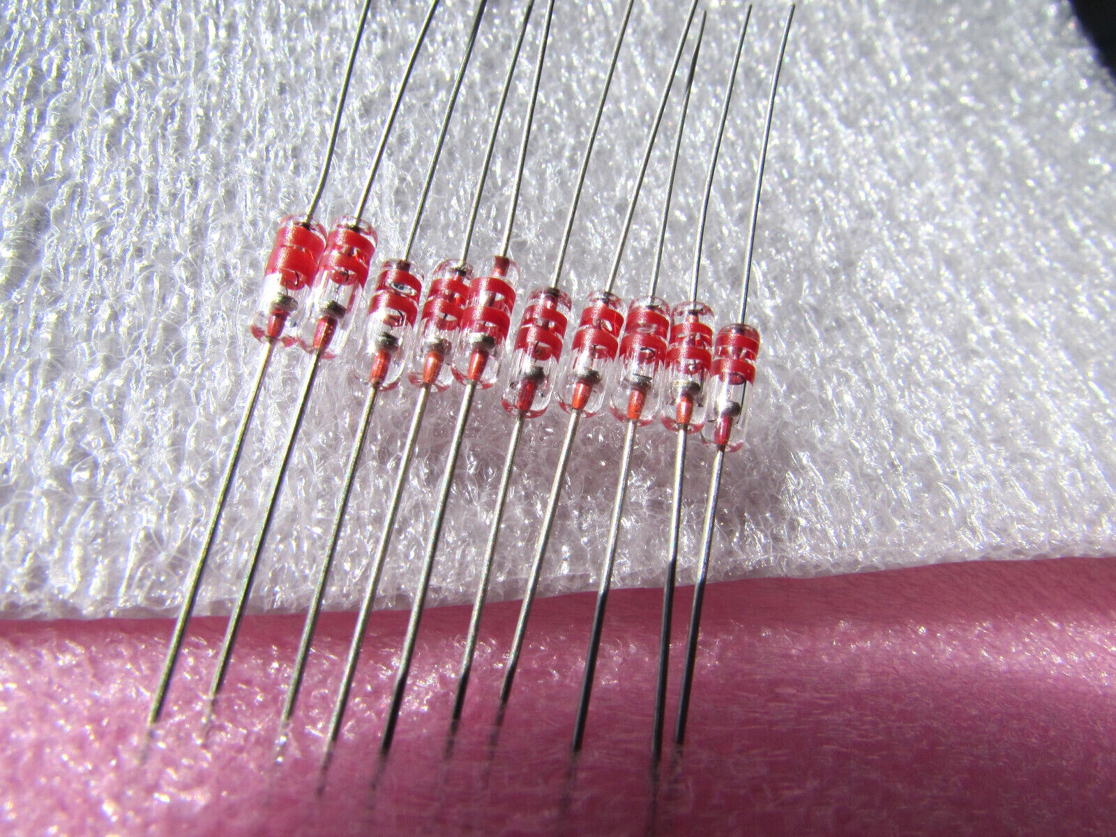 D9B USSR Germanium Detector Glass Diode 10V 40ma 100KHz (10pcs) Ships NOW U.S.A.