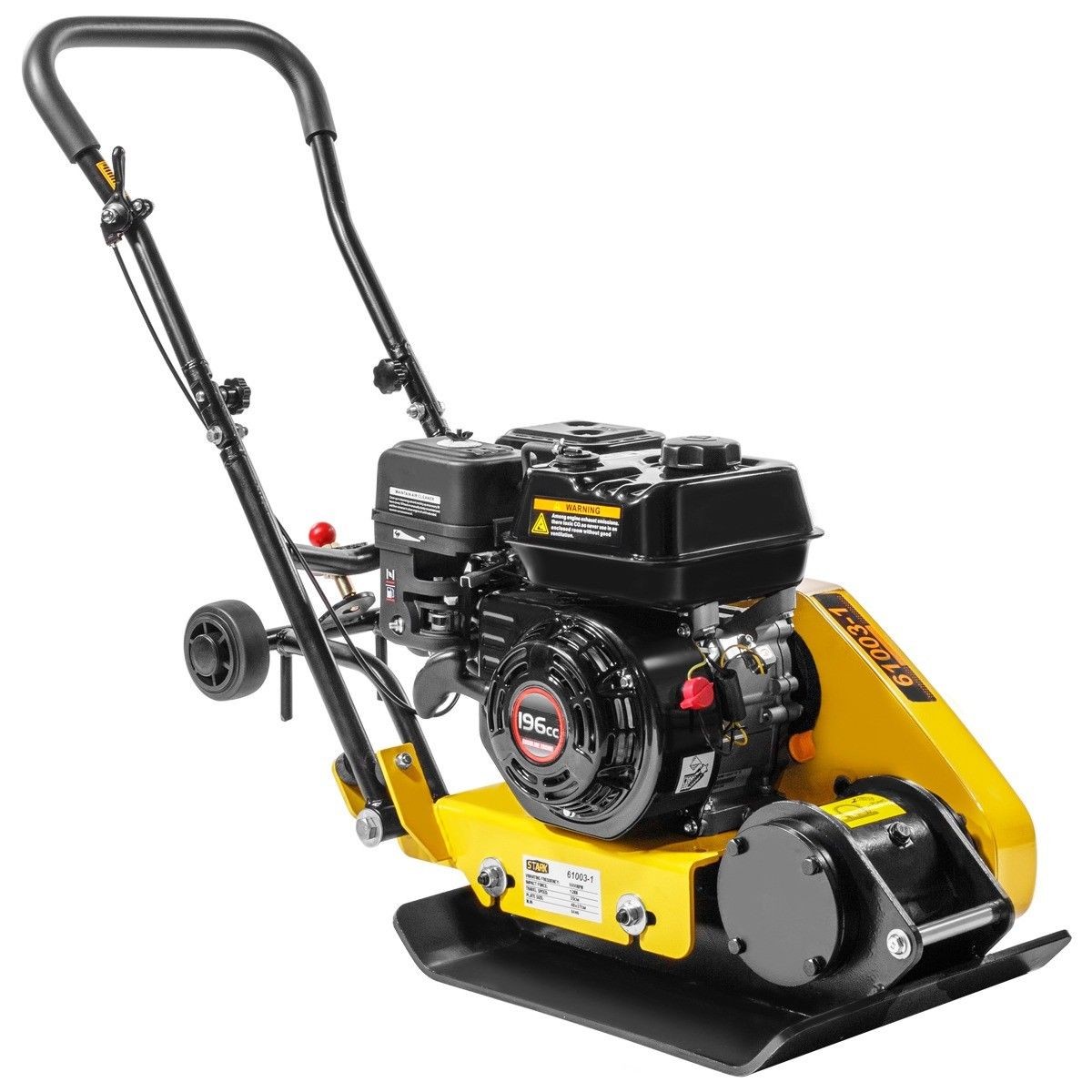 7.0hp Walk-Behind Vibratory Plate Compactor soil Dirt Rammer 212cc EPA Engine