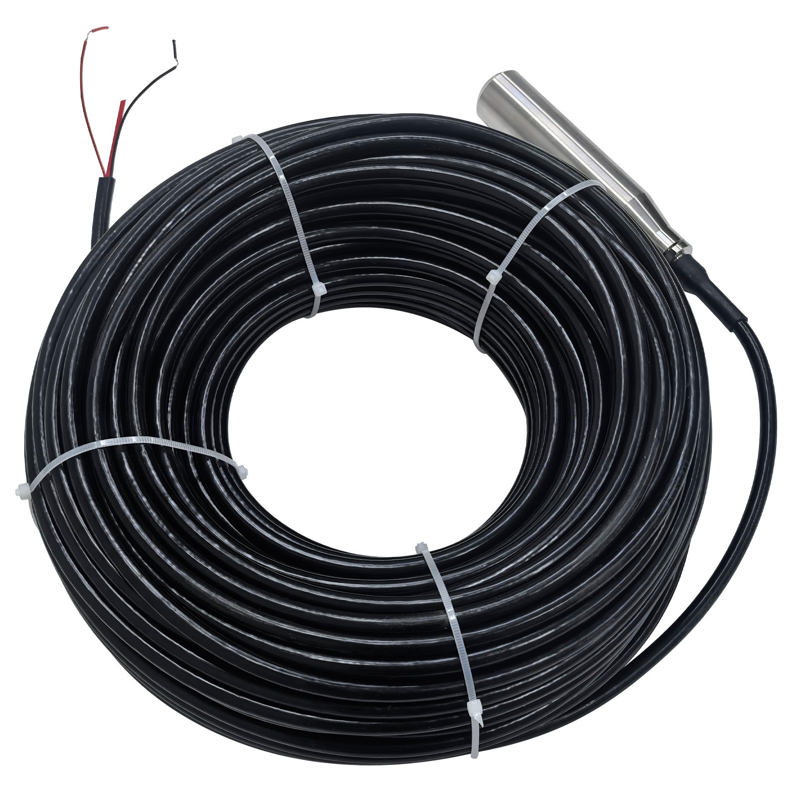 High Accuracy 0.5%FS Submersible Water Level Sensor 50M, 4-20mA, IP68 SS Probe