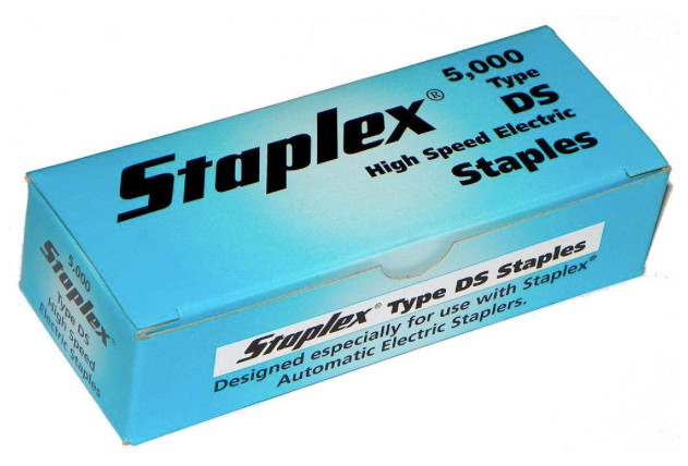 Brand New- 10 Boxes of Staplex DS 1/4″ Staples, 5,000/Box (50,000 Total Staples)