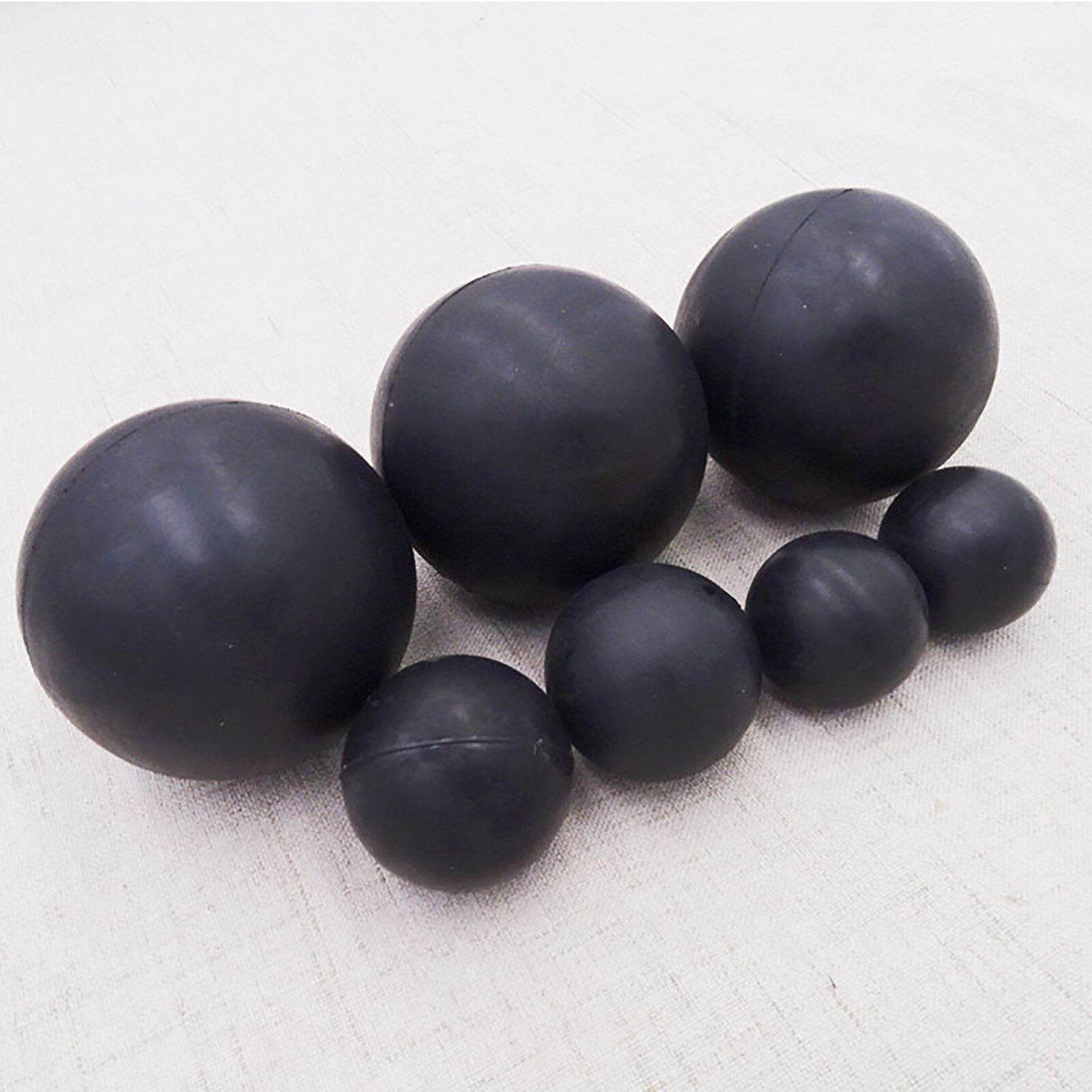 Nitrile Rubber Balls ∅ 2mm to 100mm Black Round Solid Rubber Ball Bouncy Ball.