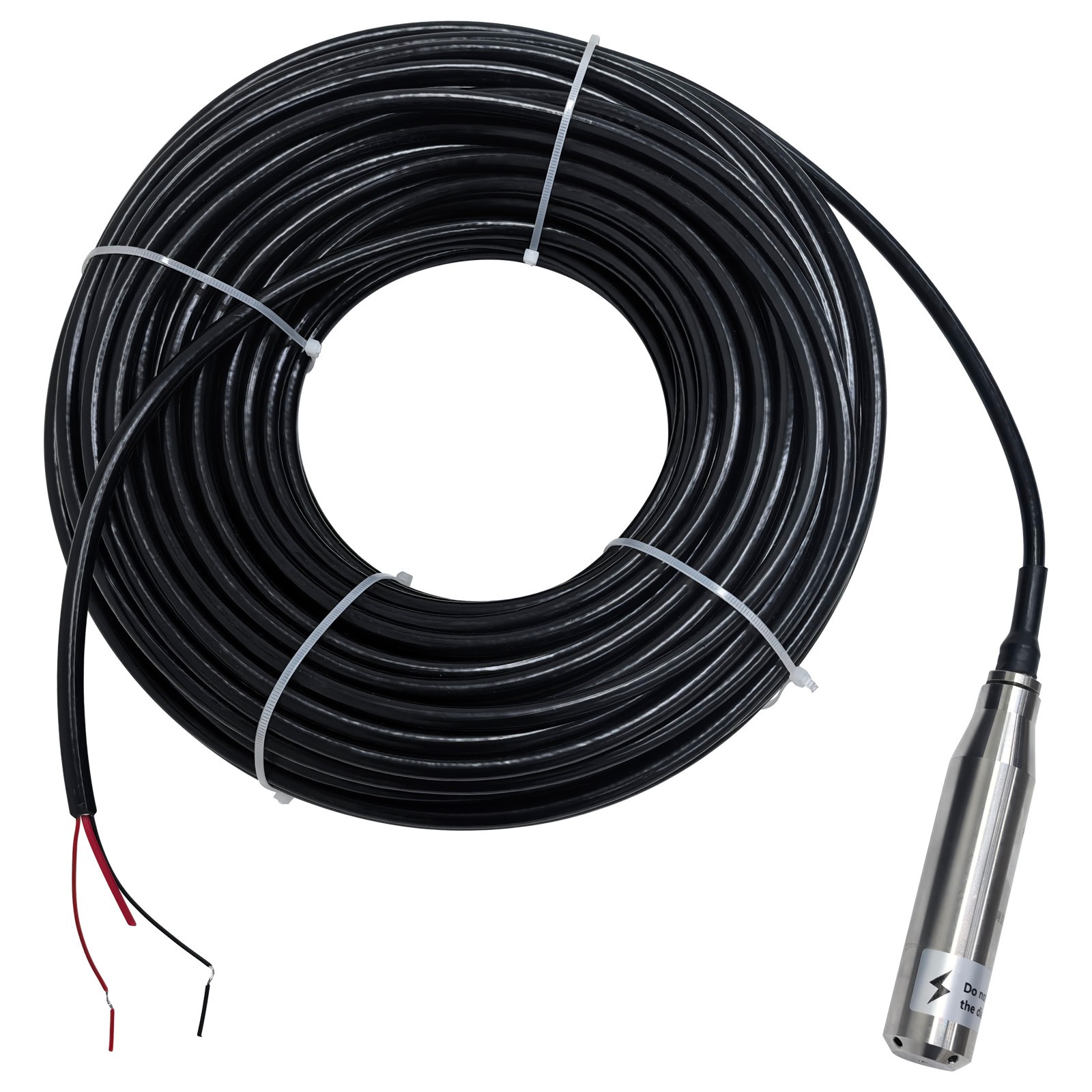 High Accuracy 0.5%FS Submersible Water Level Sensor 50M, 4-20mA, IP68 SS Probe