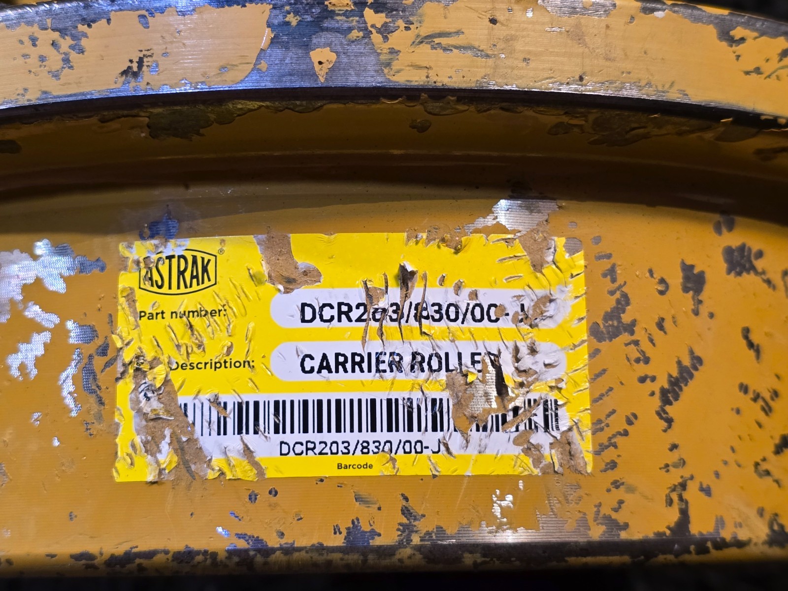 Astrak DCR203/830/00-J Undercarriage Carrier Roller for Komatsu Excavator