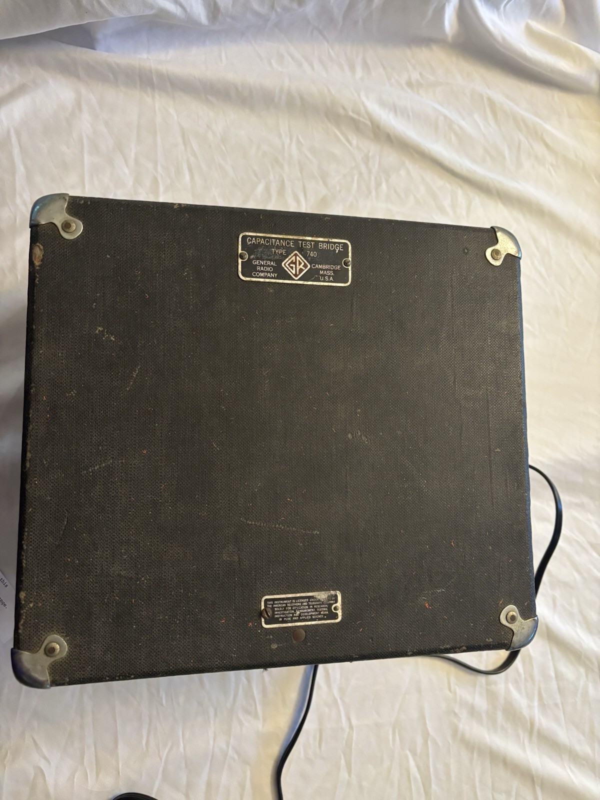 GENERAL RADIO CAPACITANCE TESTer BRIDGE TYPE 740-B, Restored 3 Years Ago, Perfec