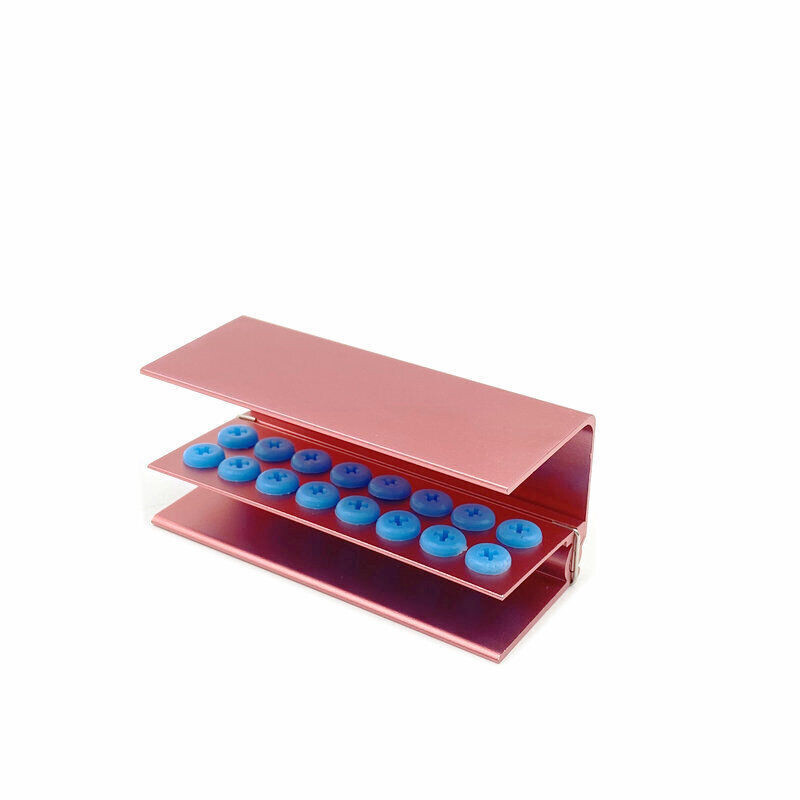 10/16/24 Hole Dental Burs Block Holder Disinfection Case For High Low Speed Burs