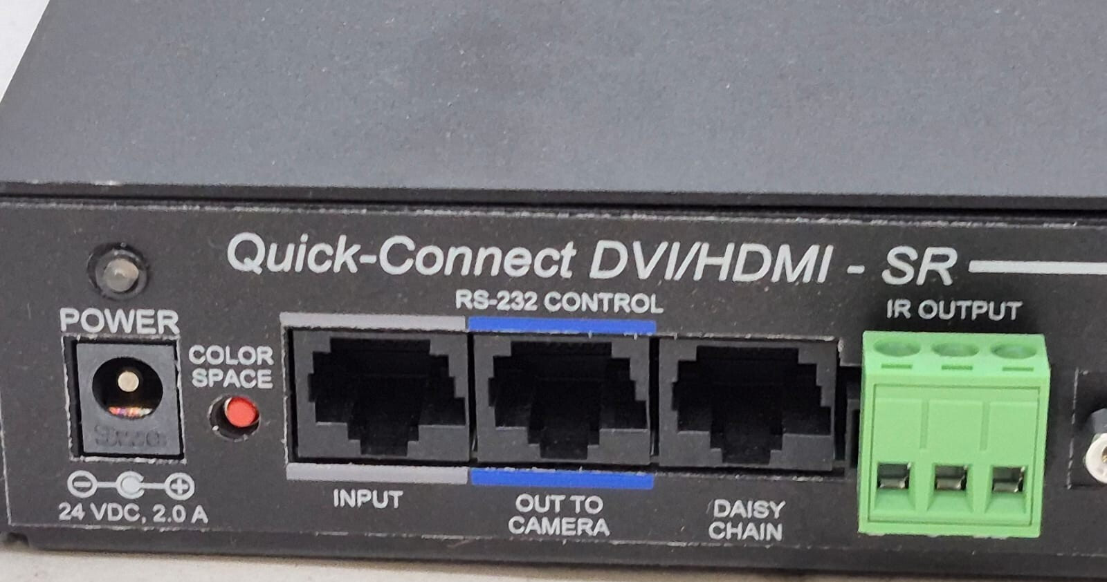 Lot of 2 Vaddio 998-1105-018 Quick Connect DVI/HDMI – SR Interface W/ Rack Mount