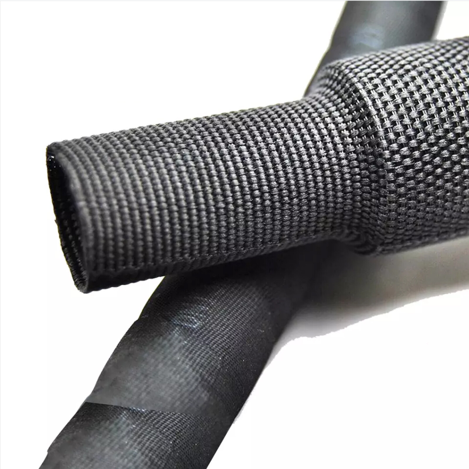 Heat Shrink Braided Wire Conduit 2:1 Ratio Flexible Wear-Resistant Sleeve Lot
