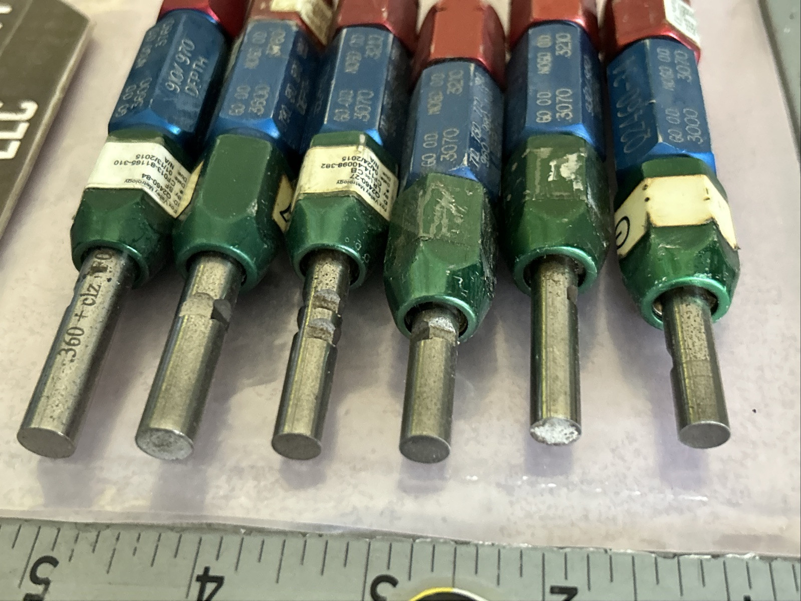[LOT OF 6!] ATLAS 0.3000-0.3760 Go / No-Go OD Gages (Mixed Lot) _FAST SHIPPING!