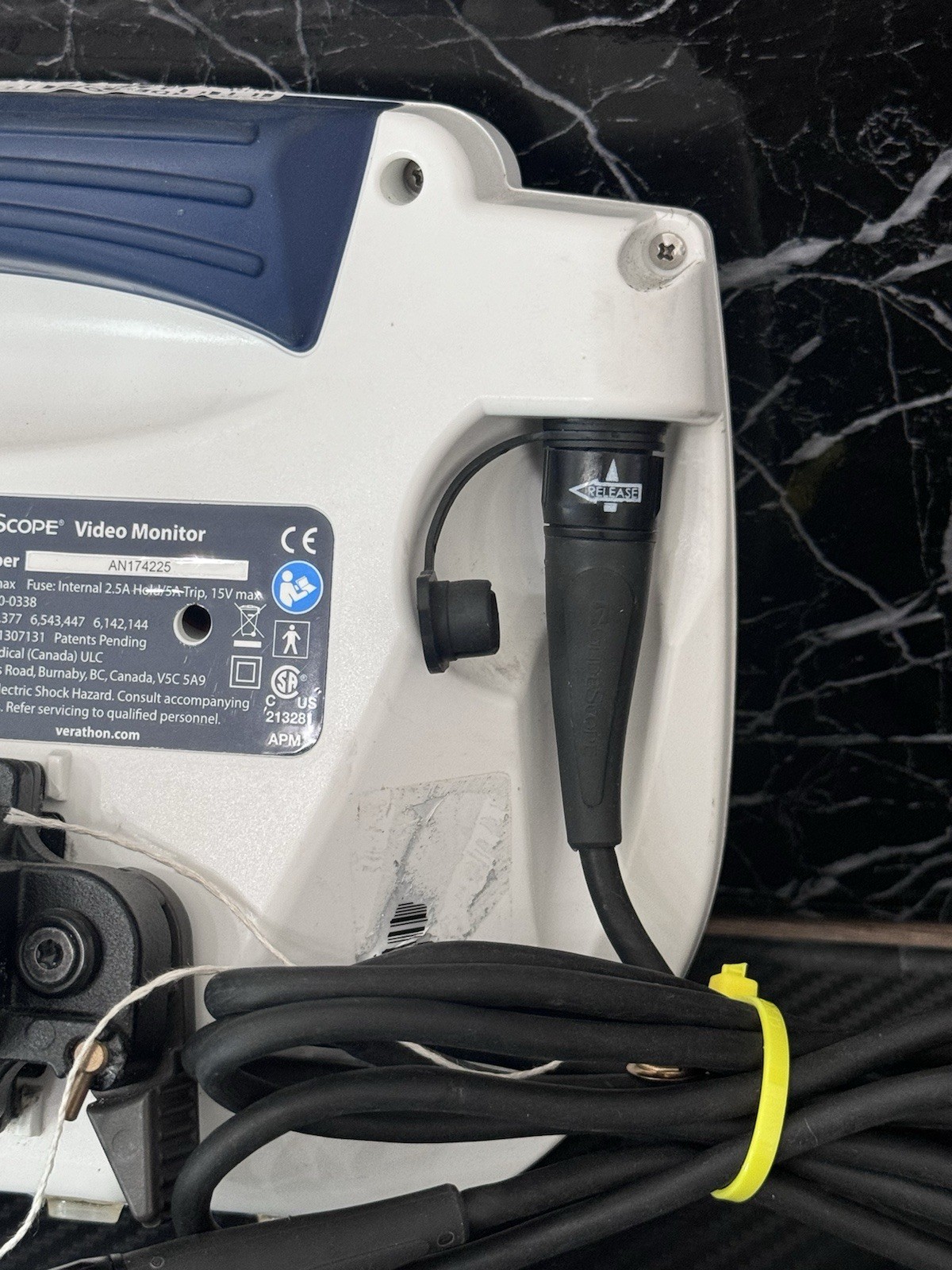 GlideScope VIDEO MONITOR 0570-0338 Portable Laryngoscope Video Monitor