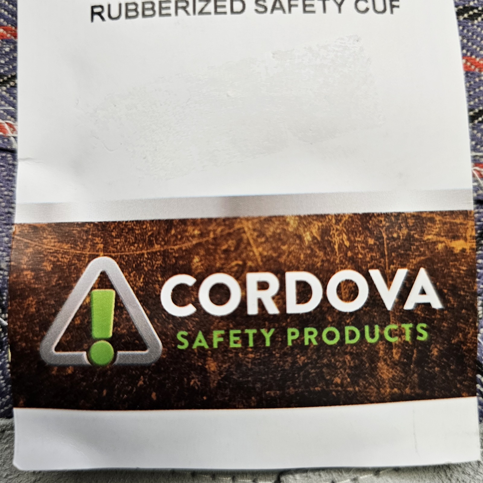 Cordova Leather Palm Safety Split Cowhide Working Cuff Gloves Size Large