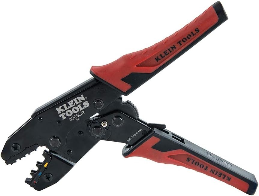 3005CR Wire Crimper Tool, Ratcheting Insulated Terminal Crimper for 10 to 22 …