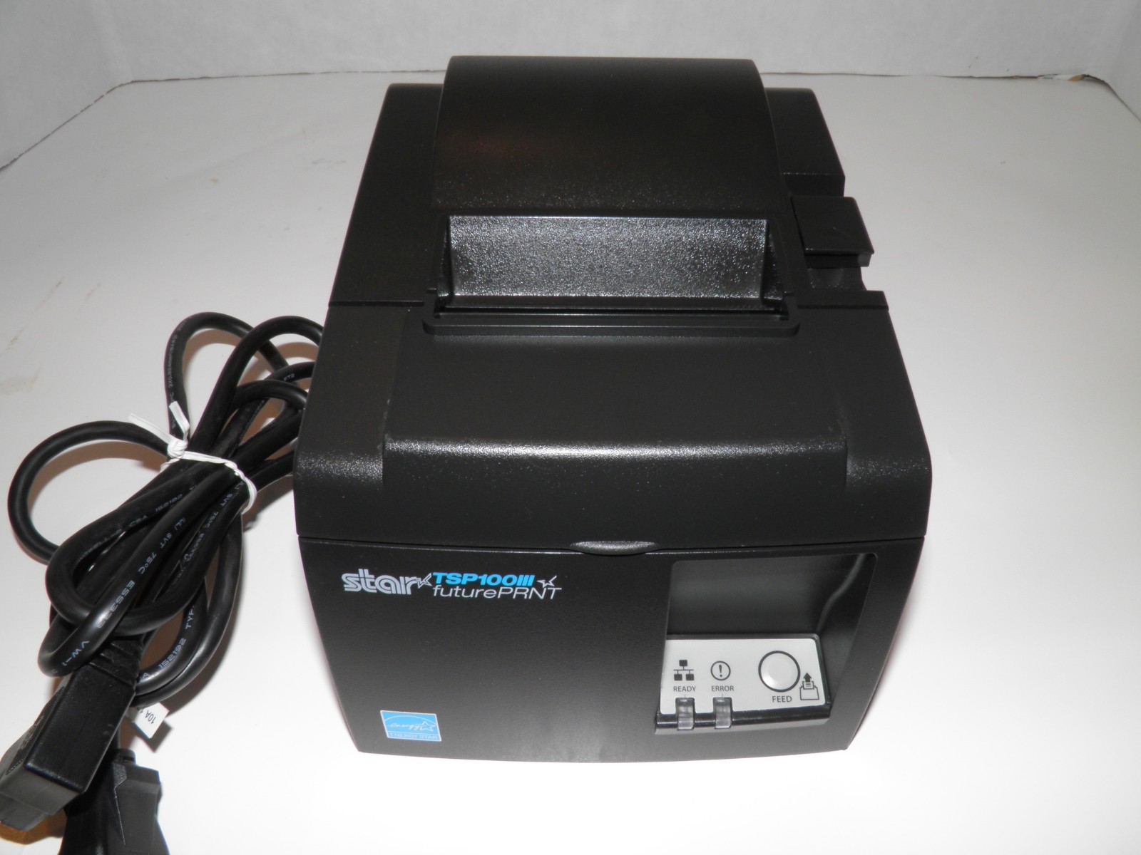 Star TSP100 Thermal POS Receipt Printer TSP143IIILAN w power cord ETHERNET