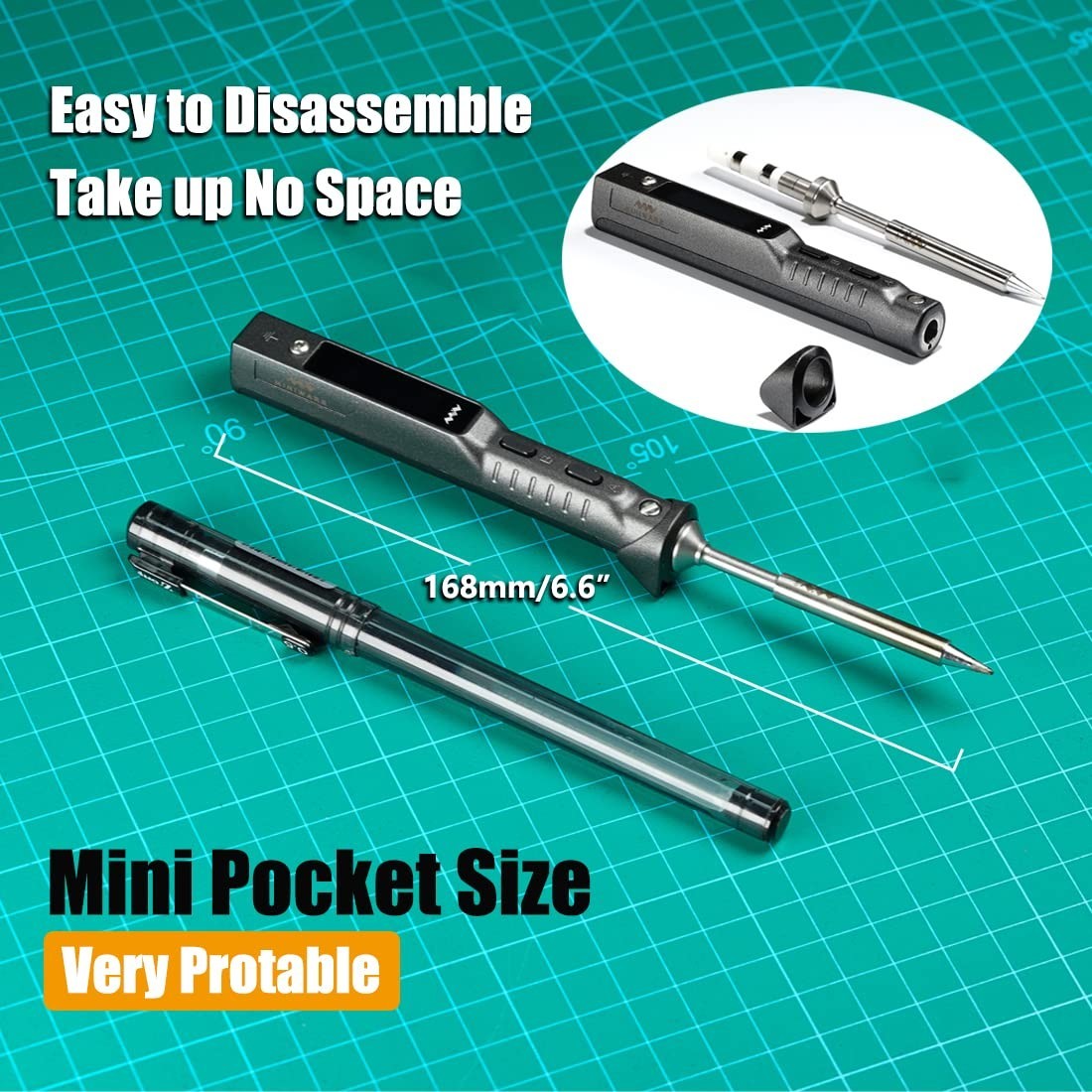 Original TS101 Soldering Iron Station Kit Upgraded from TS100 DC 65W PD 45W Powe