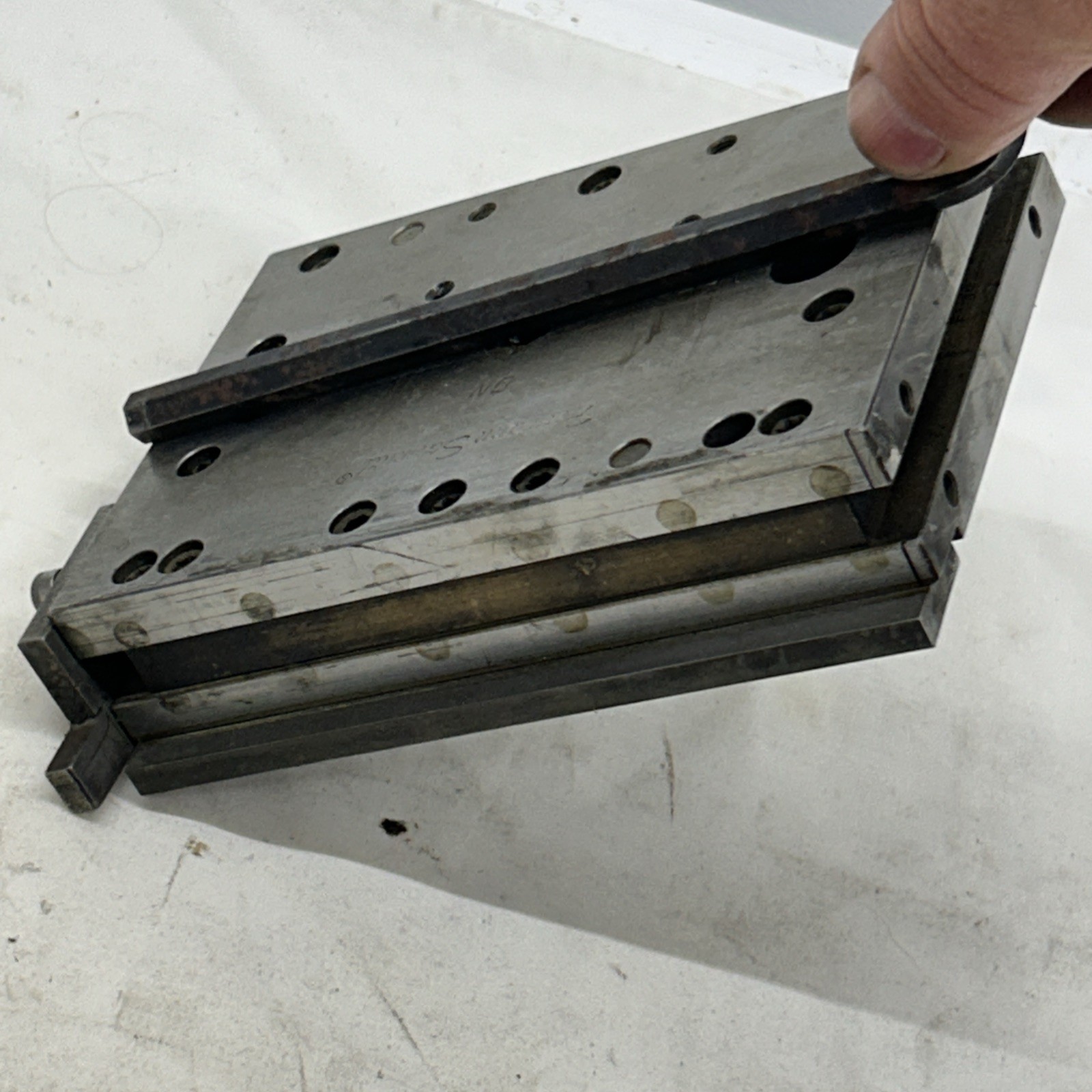 hermann schmidt Stainless Steel Magnetic Chuck. Ems For Wire Edm Single Pole