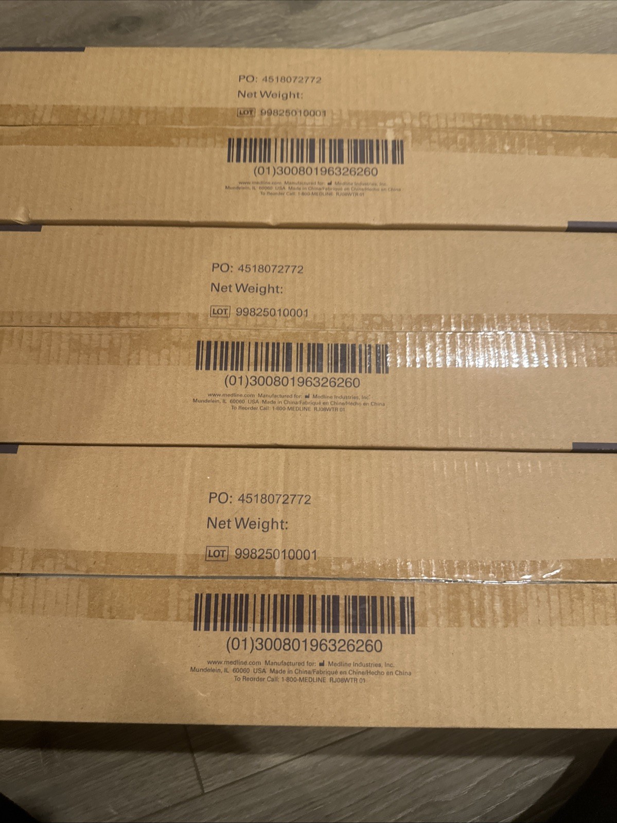 Lot Of 75 medline 18″ disposable microfiber mop MDT217DISPZ