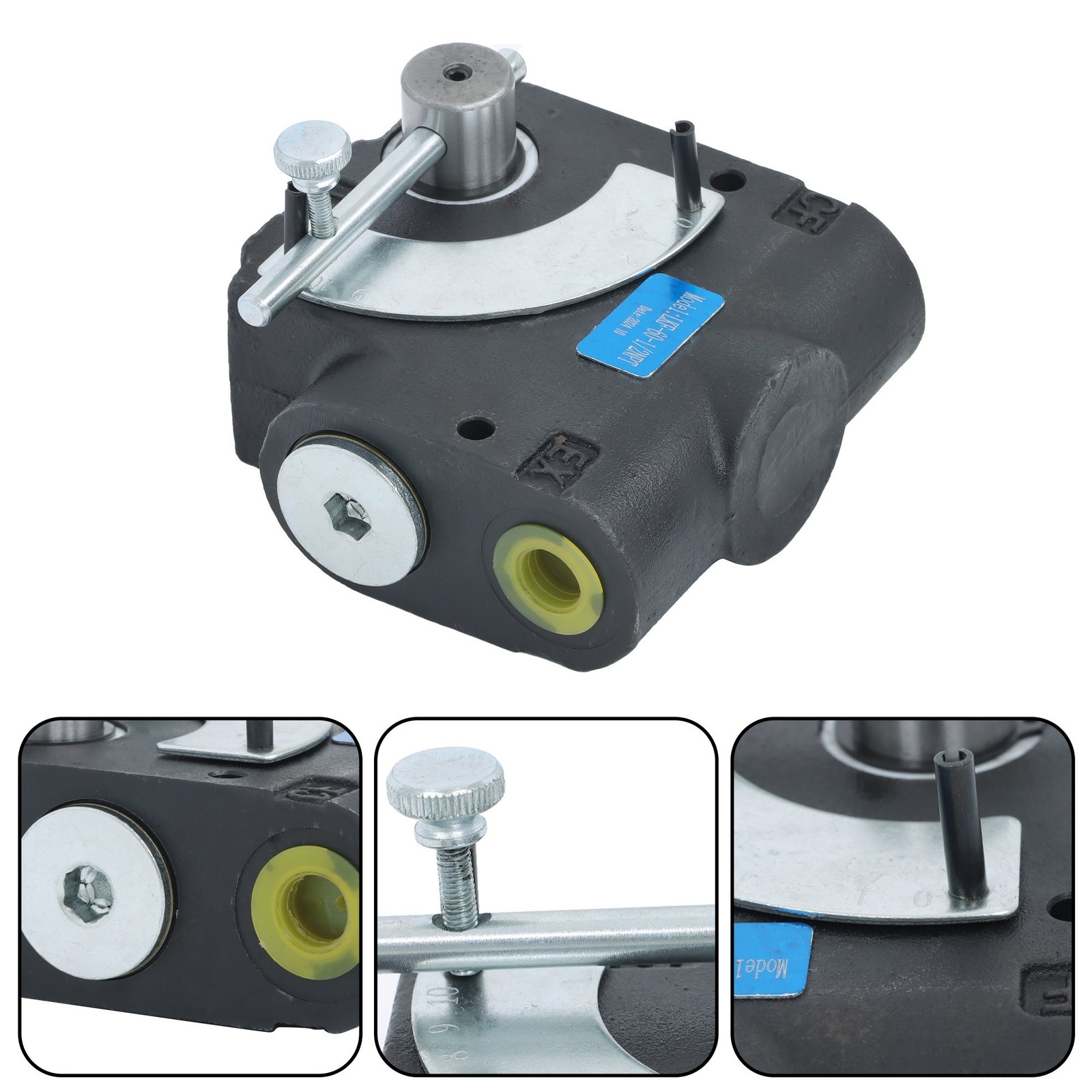 1/2”NPT Hydraulic Adjustable Variable Flow Control Valve 0-30 GPM FC51 Side-Port