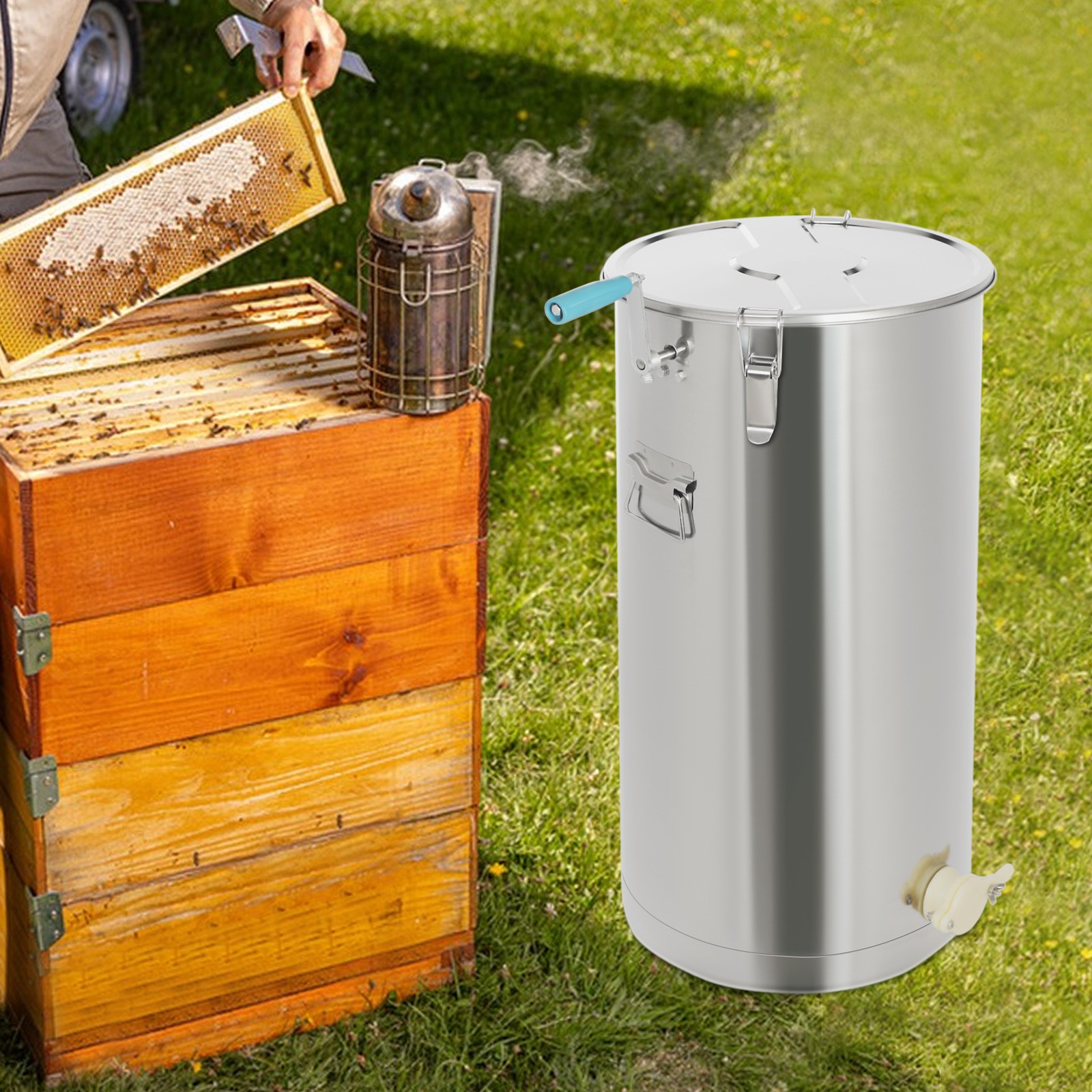 Honey Extractor Manual Honey Extractor Honey Spinner Drum Separator