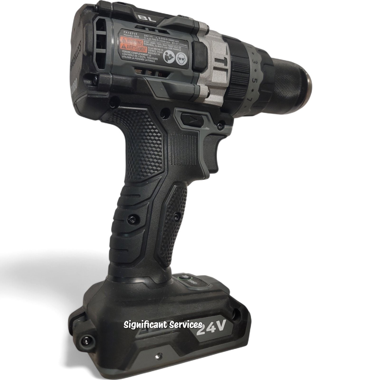FLEX 24V Brushless 1/2″ Hammer Drill 1400 In-Lbs Torque FX1271T-Z