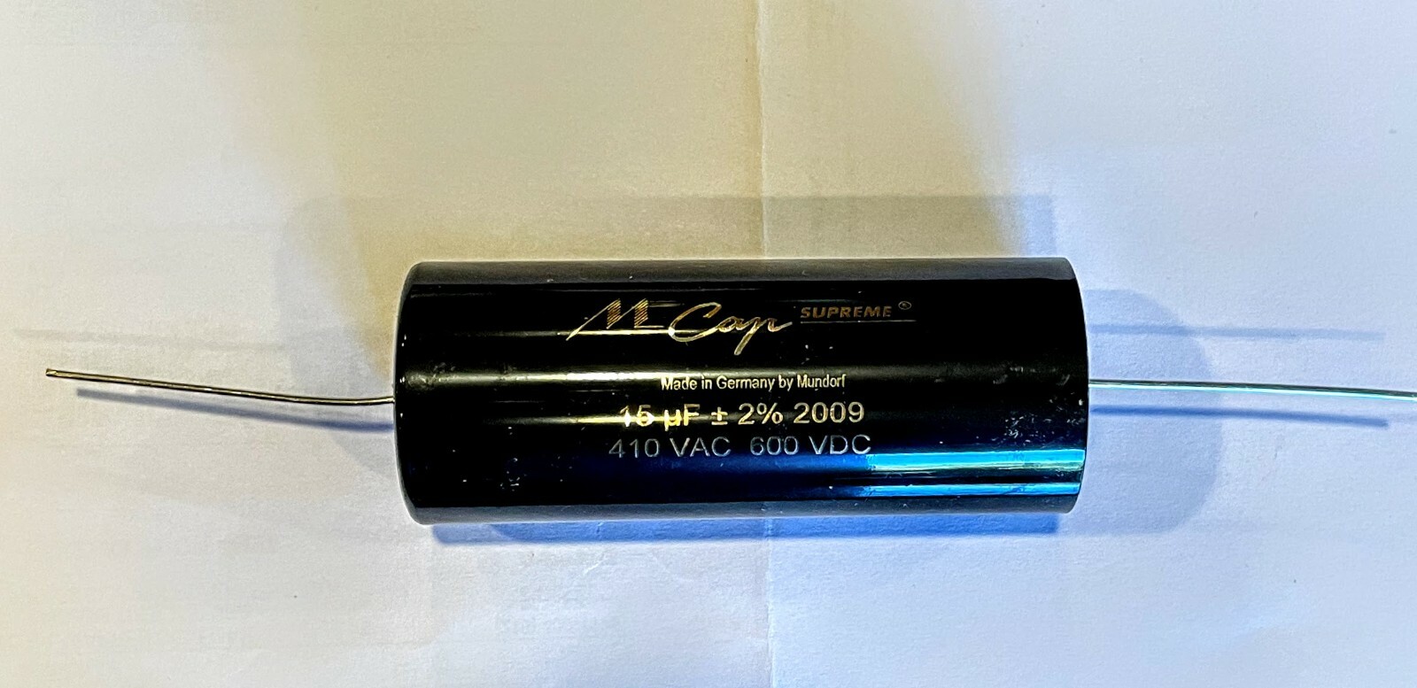 ONE Mundorf MCap Supreme Aluminum Capacitor 15 uf 15.0 mfd uf 600VDC