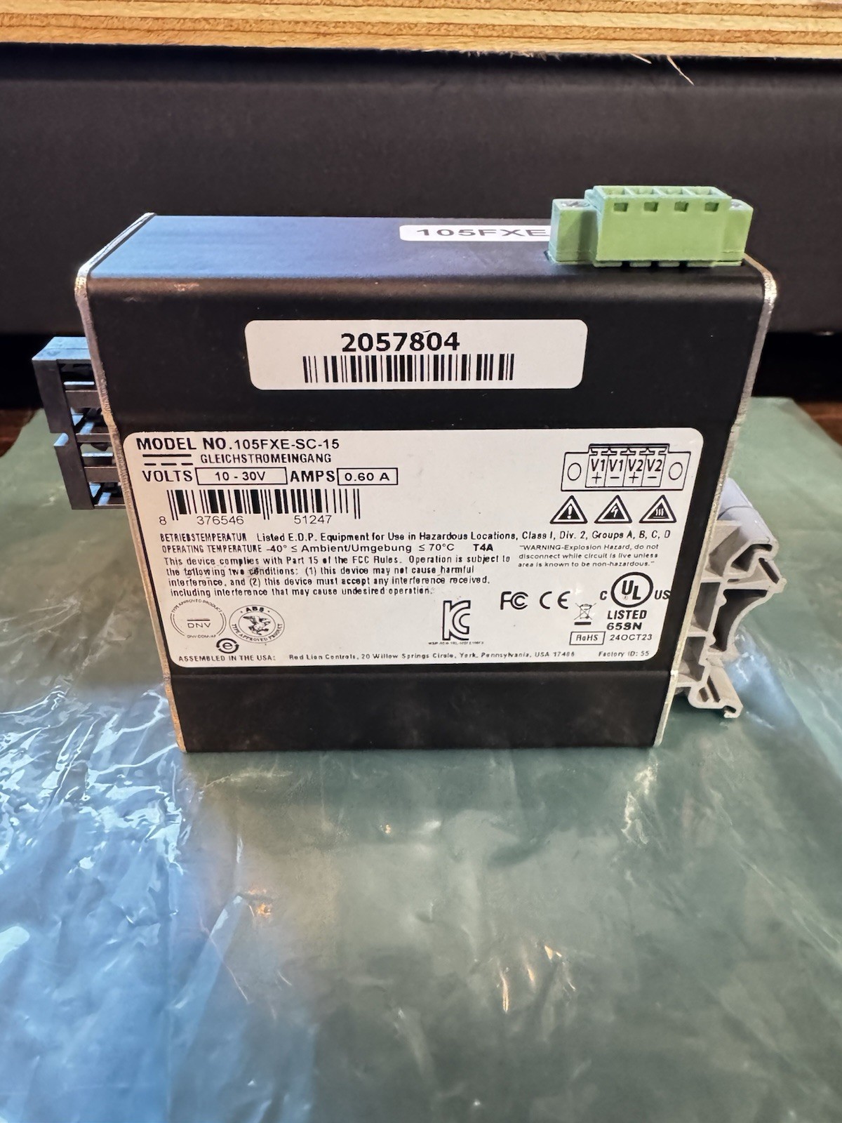N-TRON 105FXE-SC-15 10-30V 0.60 Amp